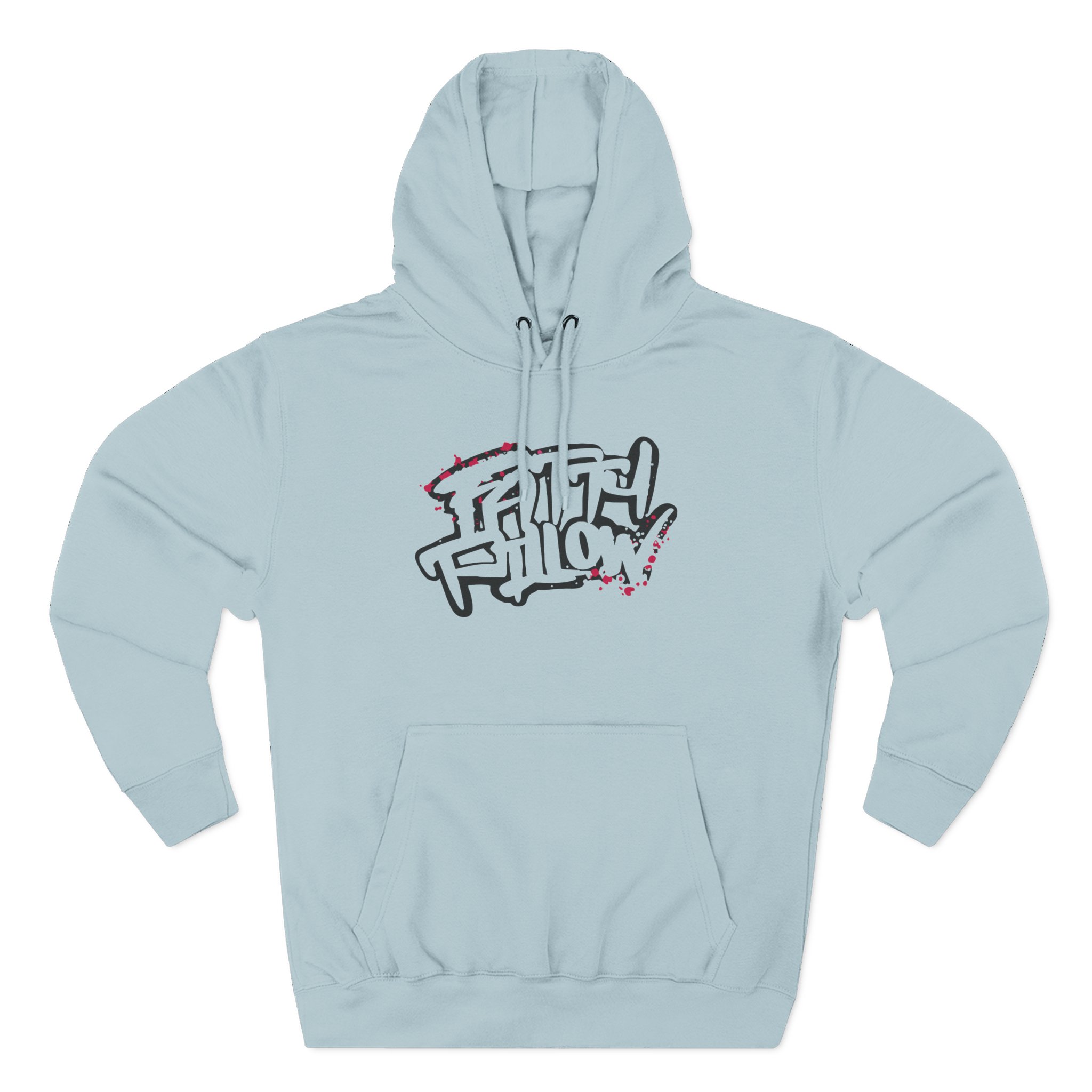 Fattypillow Three-Panel Fleece Hoodie