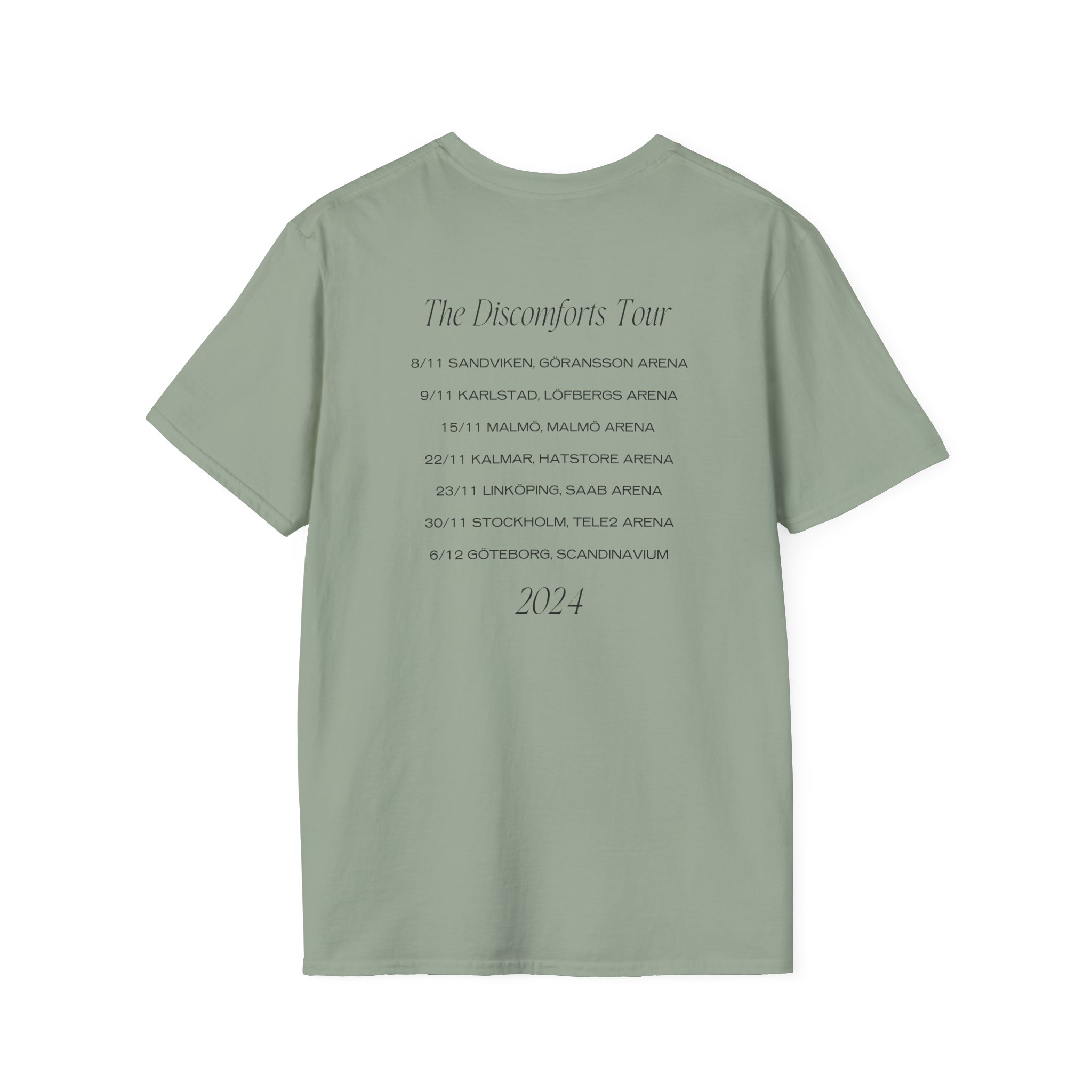 Albin Lee Meldau Discomforts Tour Unisex Softstyle T-Shirt