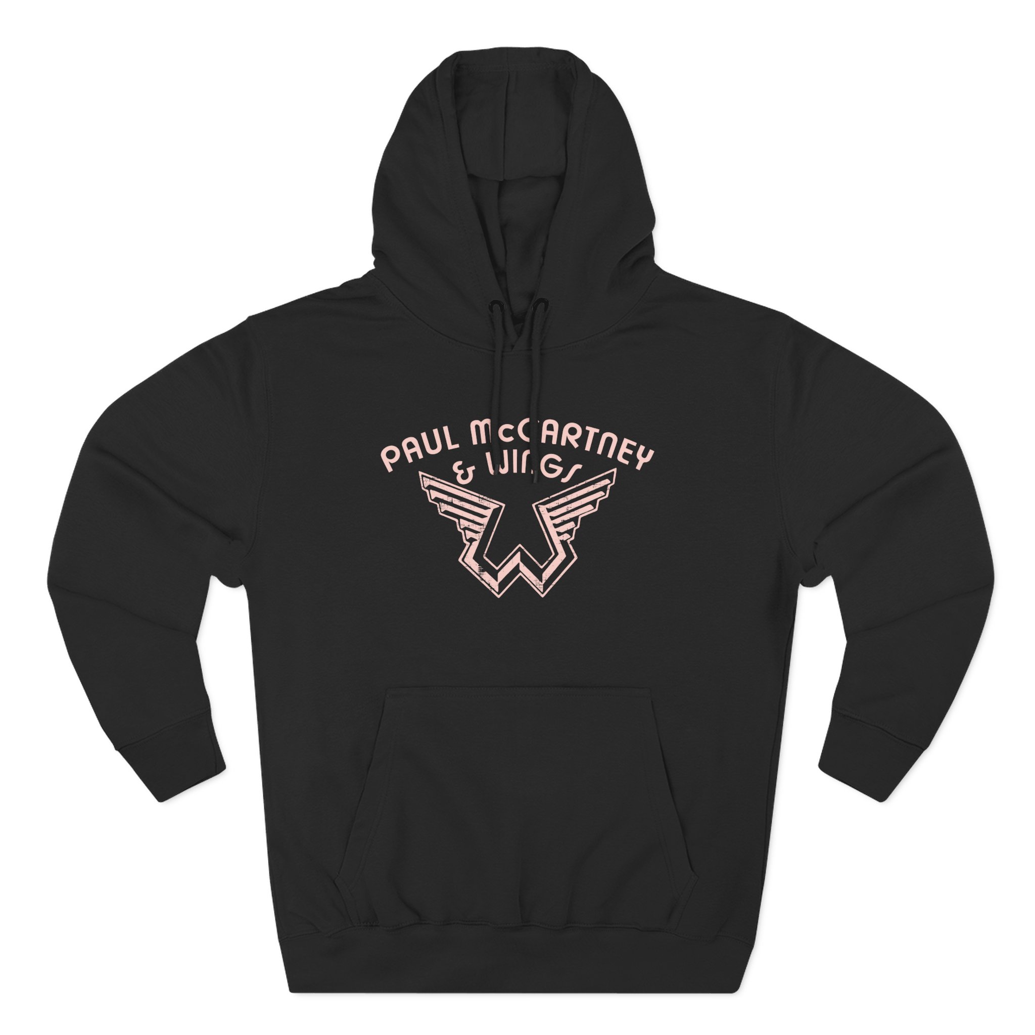 Wings Logo Three-Panel Fleece Hoodie