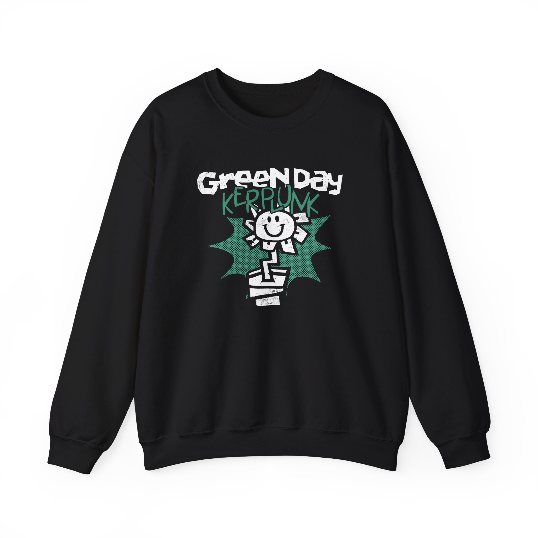 Green Day Kerplunk Vintage Flower Unisex Heavy Blendâ„¢ Crewneck Sweatshirt