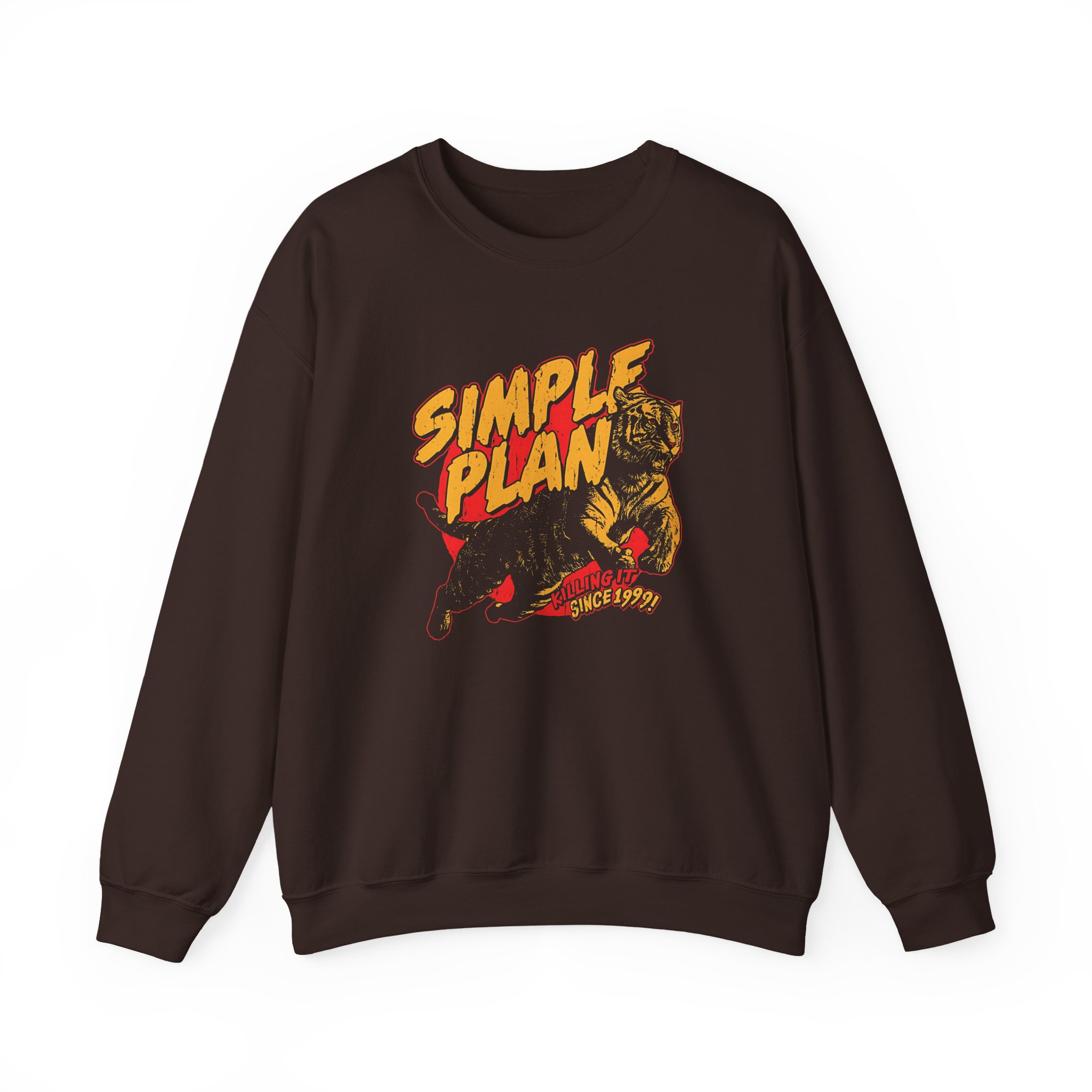 Simple Plan Tiger 1999 Unisex Heavy Blendâ„¢ Crewneck Sweatshirt