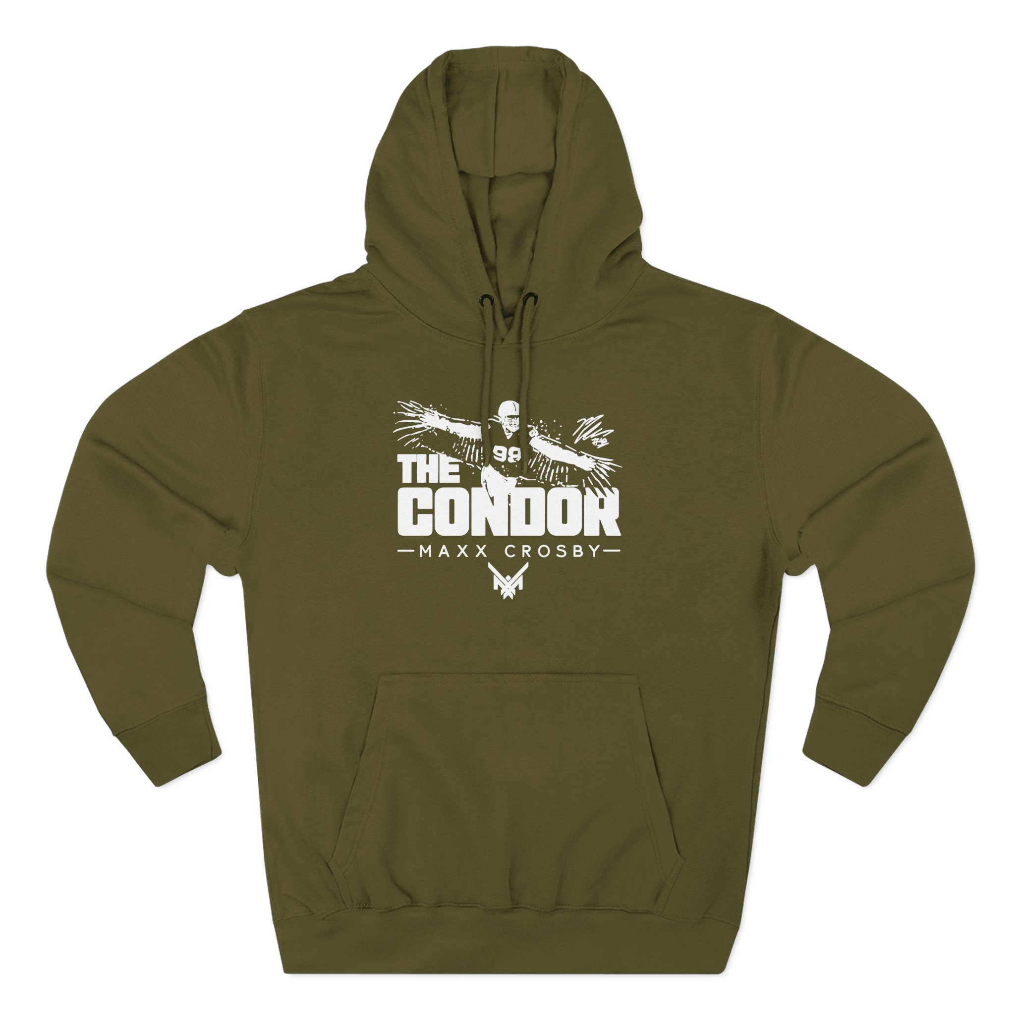Maxx Crosby the Condor Three-Panel Fleece Hoodie