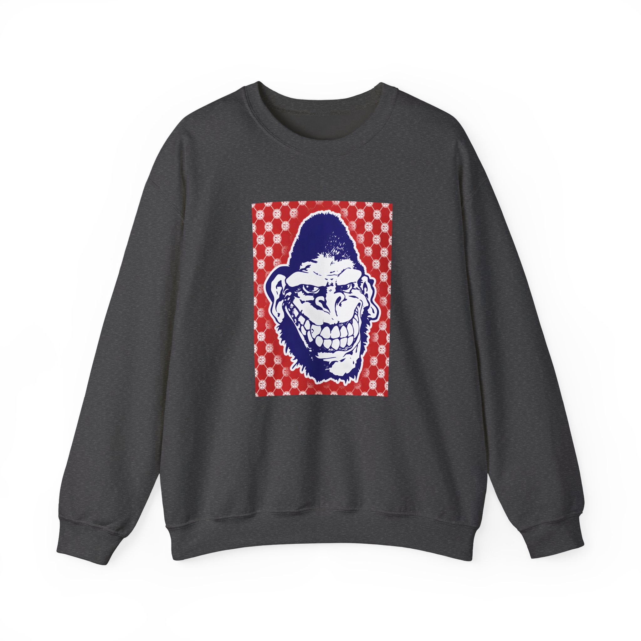 Gorilla Biscuits Gb Pattern Unisex Heavy Blendâ„¢ Crewneck Sweatshirt