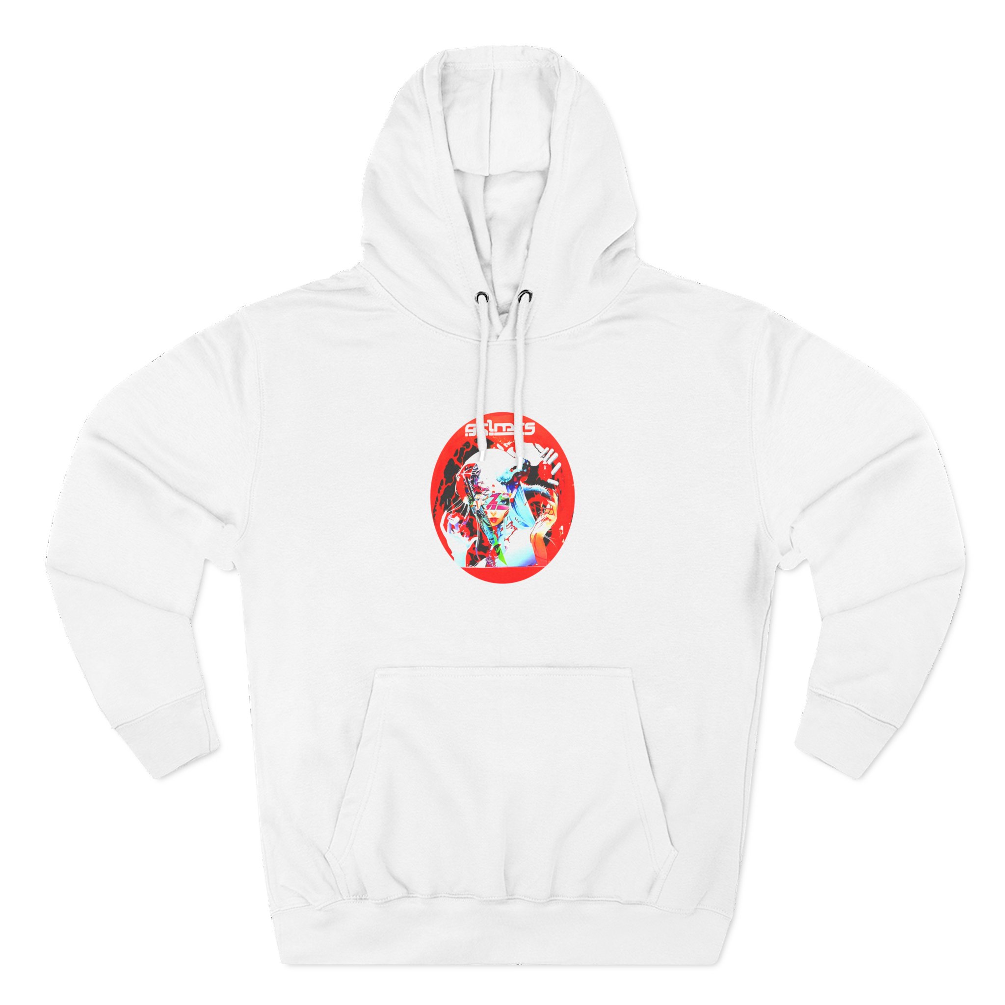 Grimes Three-panel Fleece Hoodie