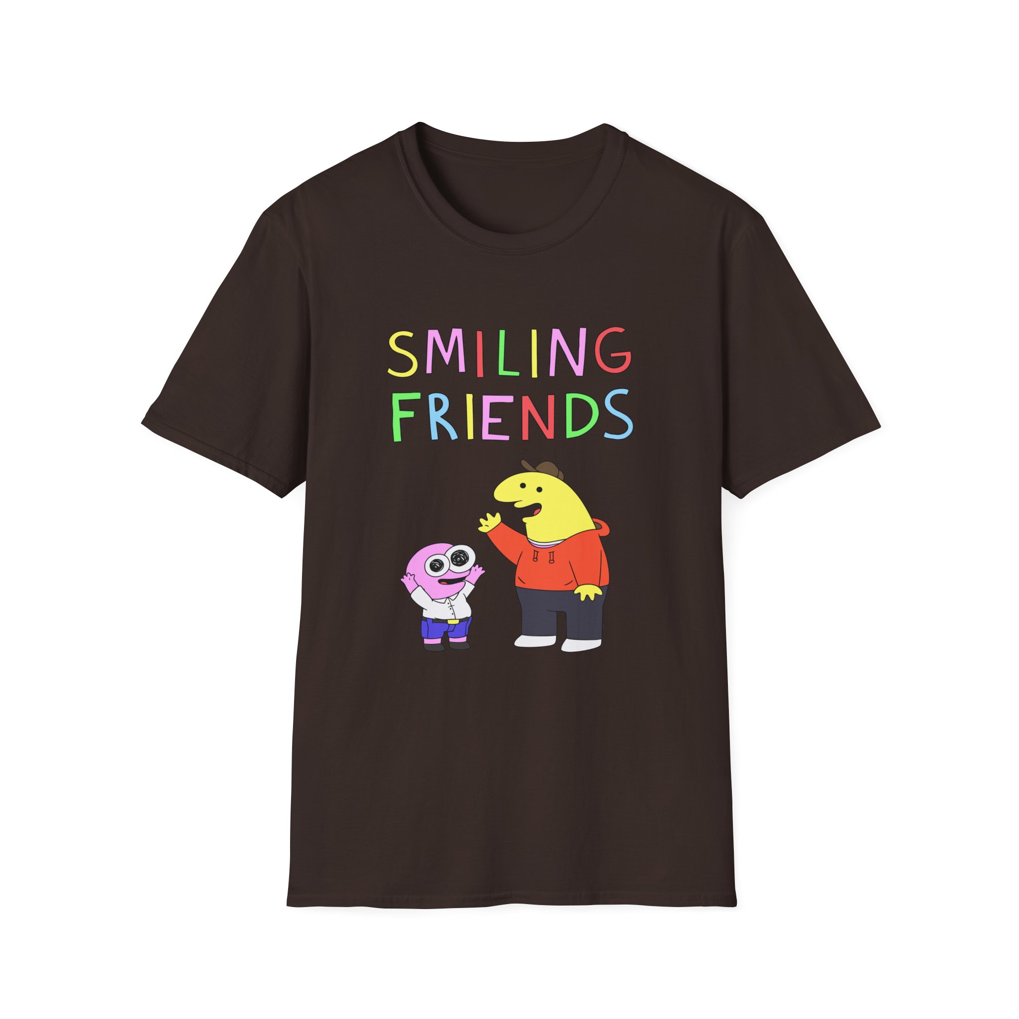 Smiling Friends Charlie Pim Allan Glep Unisex Softstyle T-shirt