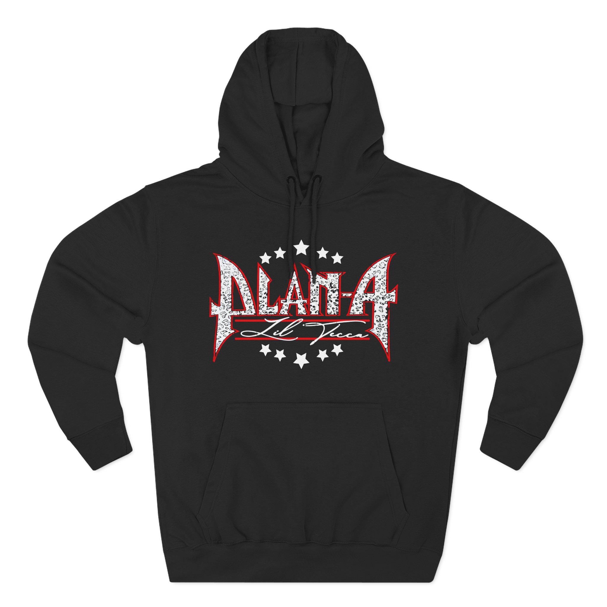 Lil Tecca Plan a Metal Logo Three-Panel Fleece Hoodie