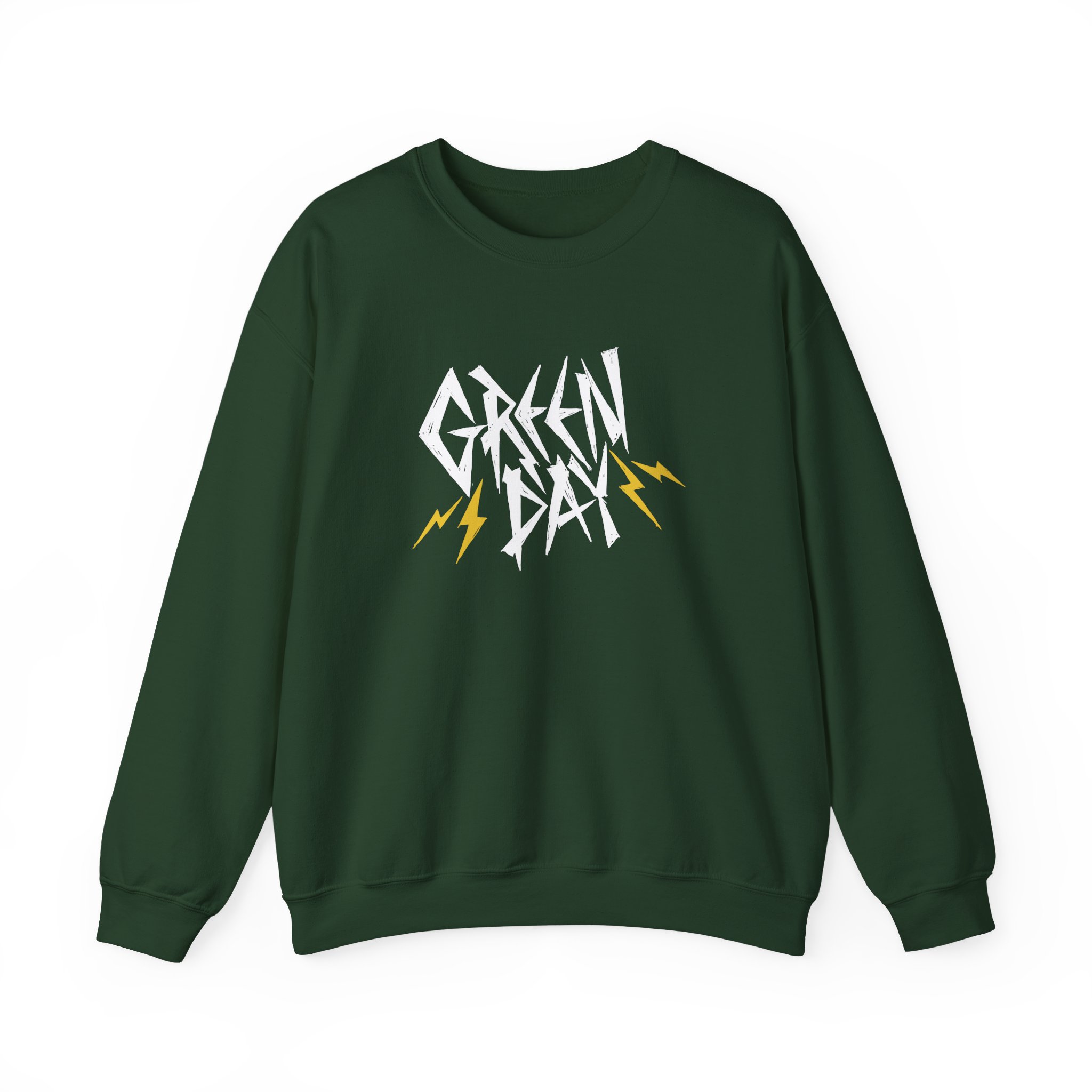 Green Day Bolt Logo Unisex Heavy Blendâ„¢ Crewneck Sweatshirt
