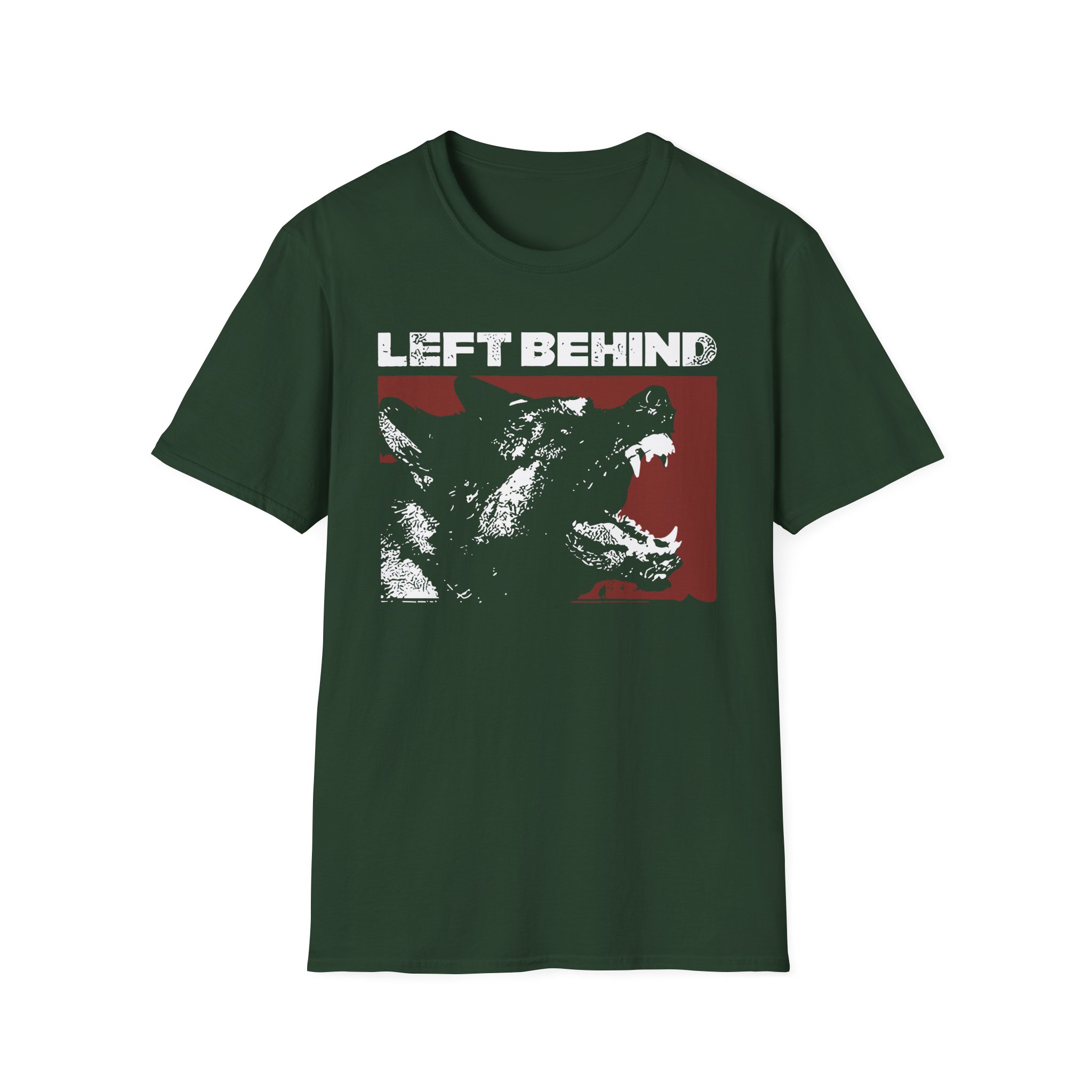 Left Behind Dog Unisex Softstyle T-Shirt