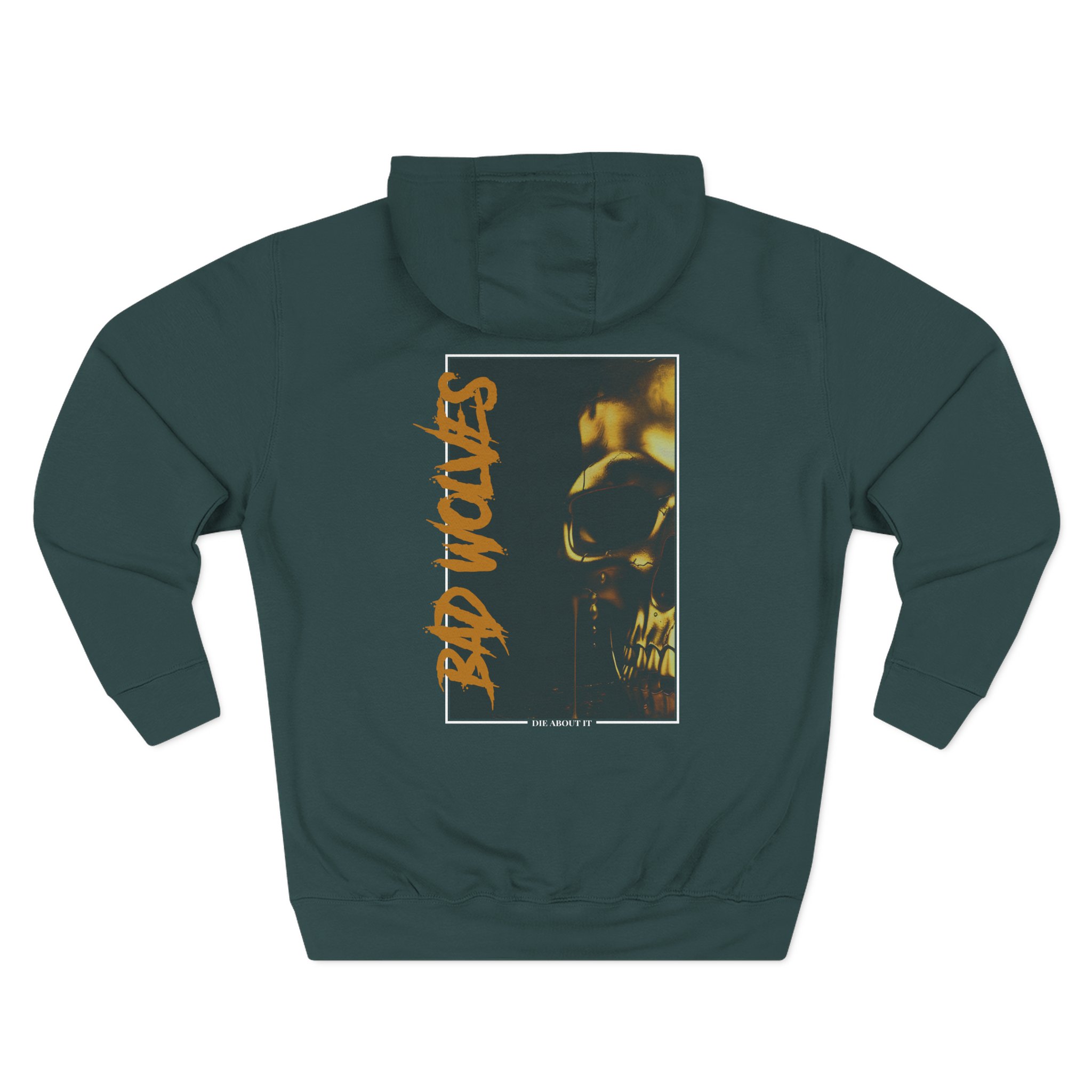Bad Wolves Die About It Three-Panel Fleece Hoodie