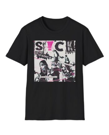 The Warning Black S!ck Unisex Softstyle T-Shirt