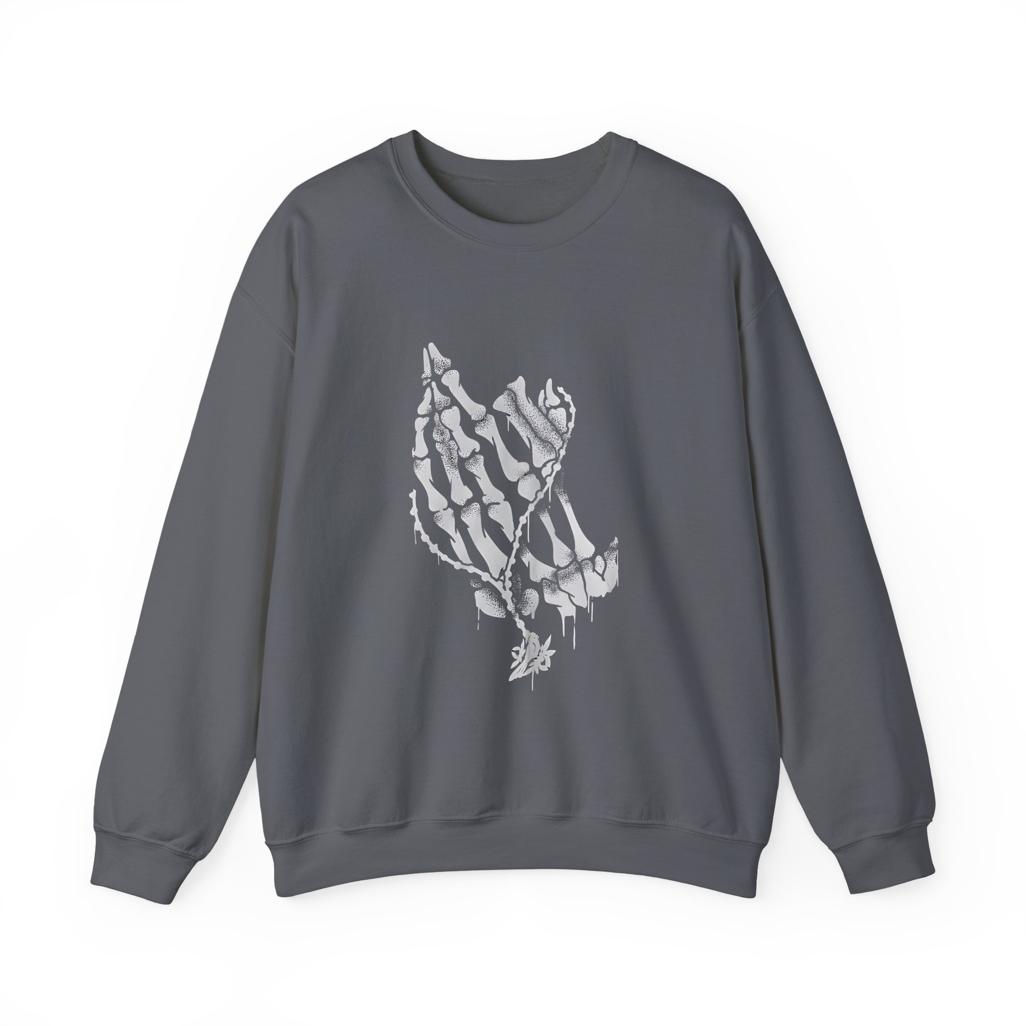 Bayside Praying Hands Unisex Heavy Blendâ„¢ Crewneck Sweatshirt