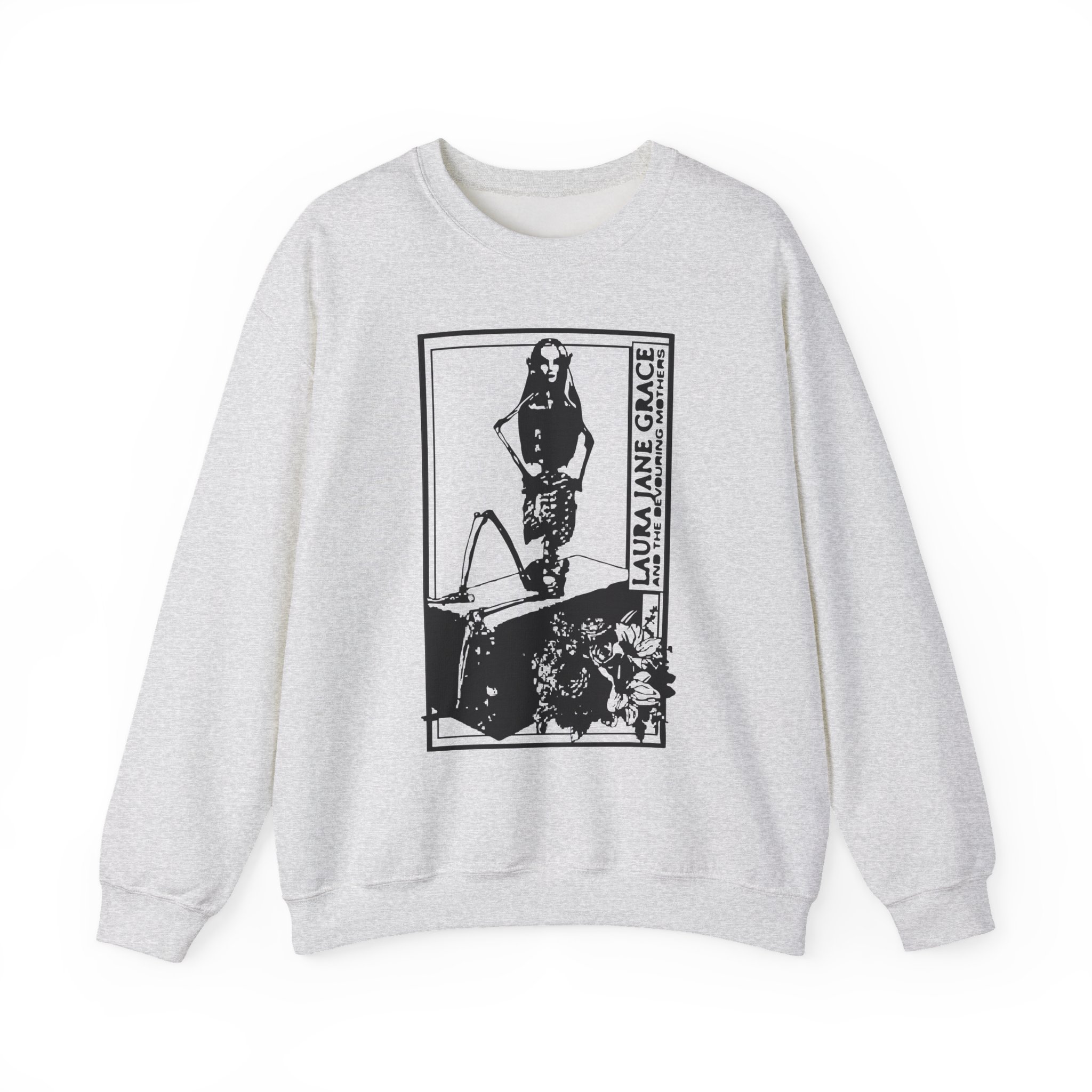 Laura Jane Heads Up Unisex Heavy Blendâ„¢ Crewneck Sweatshirt