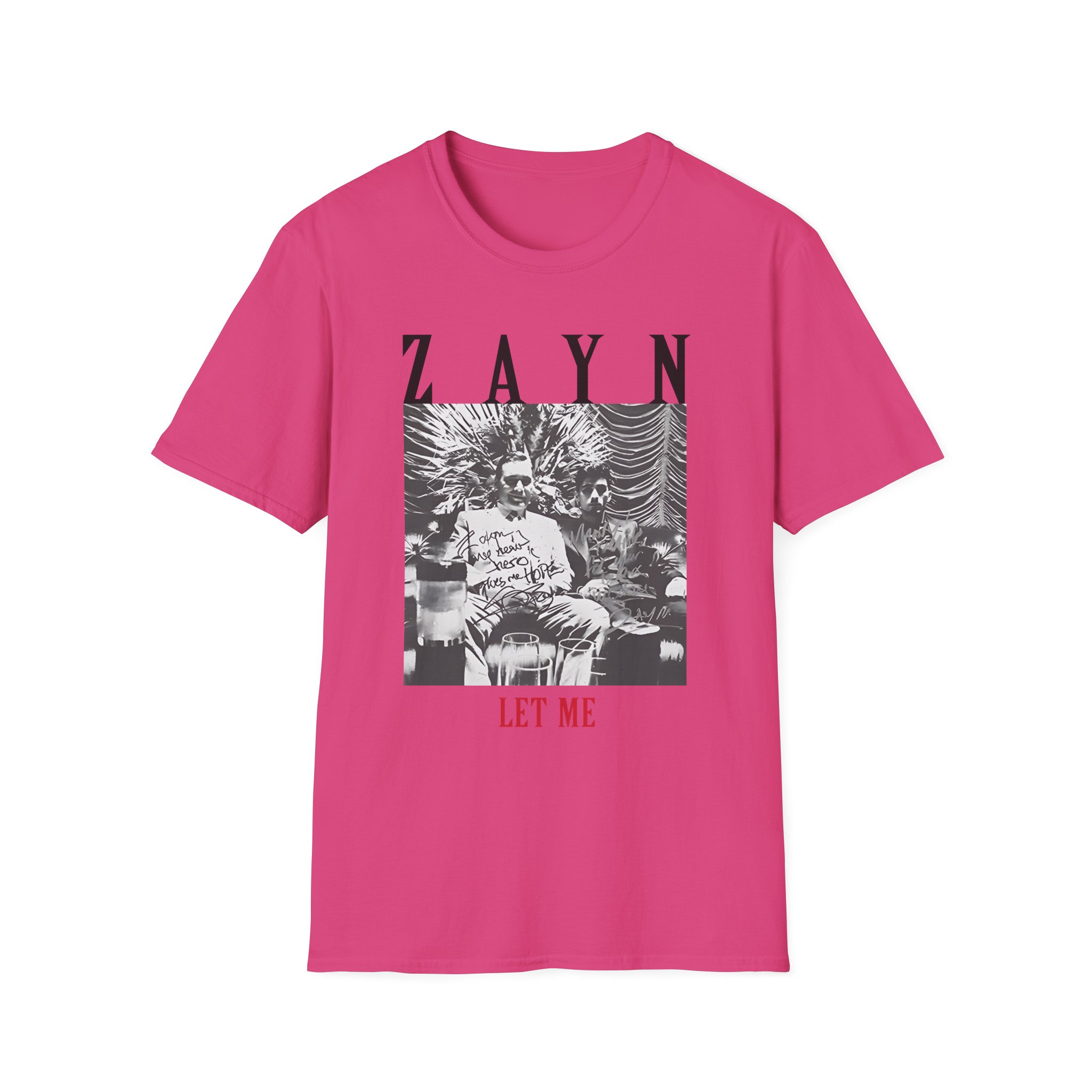 Zayn Malik Let Me Unisex Softstyle T-Shirt
