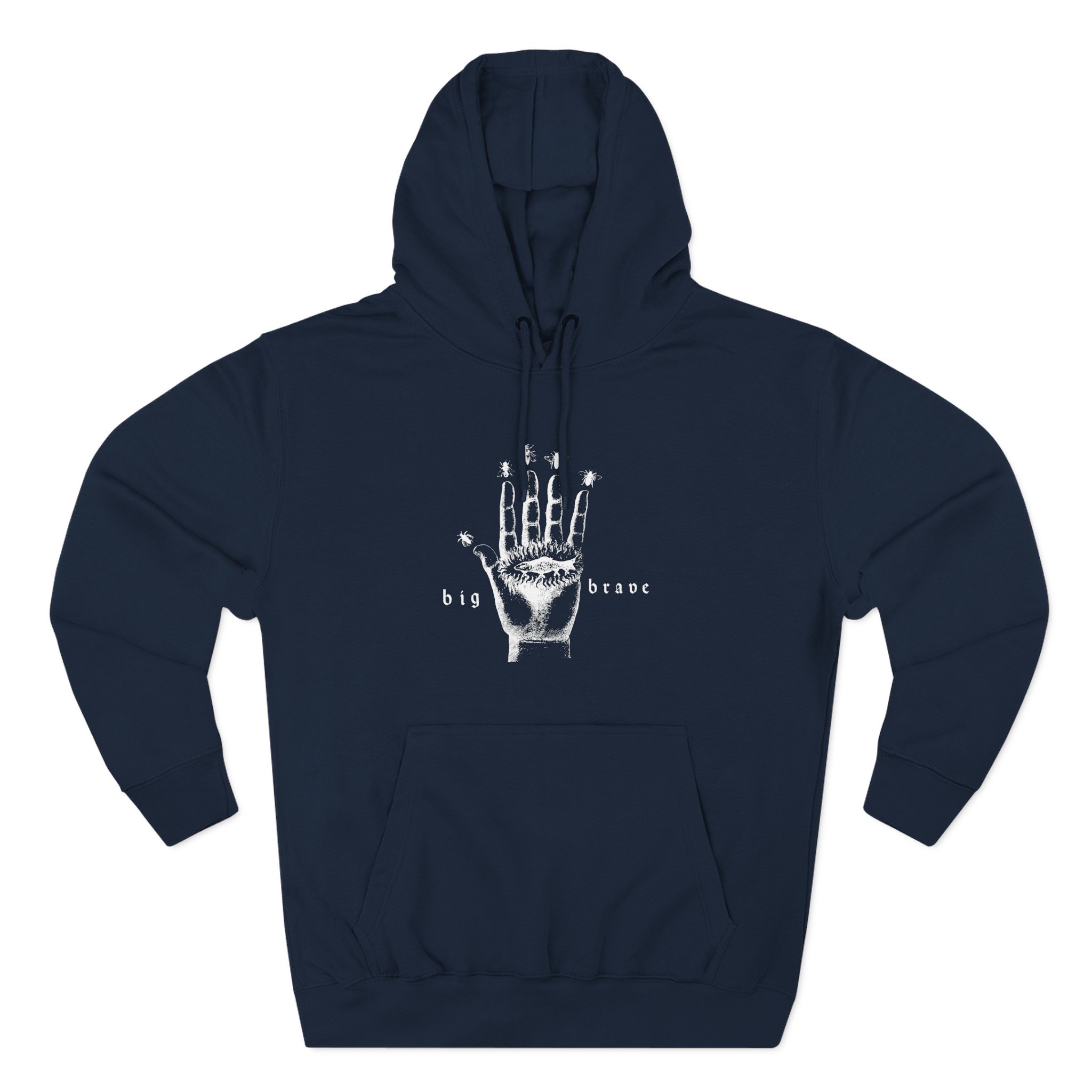 Big Brave Hand Three-Panel Fleece Hoodie