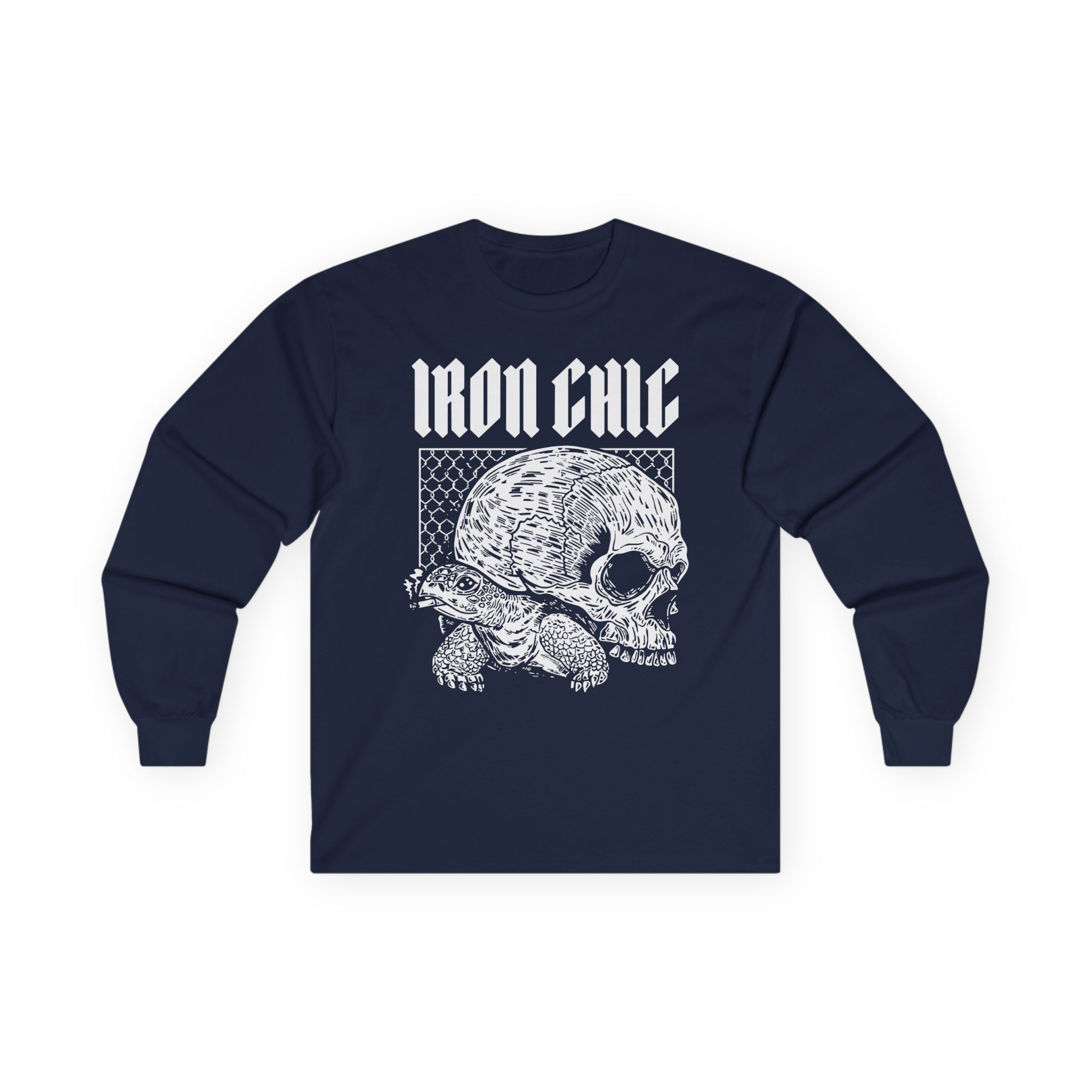 Iron Chic Turtle Unisex Ultra Cotton Long Sleeve Tee