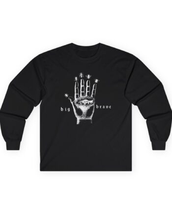 Big Brave Hand Unisex Ultra Cotton Long Sleeve Tee