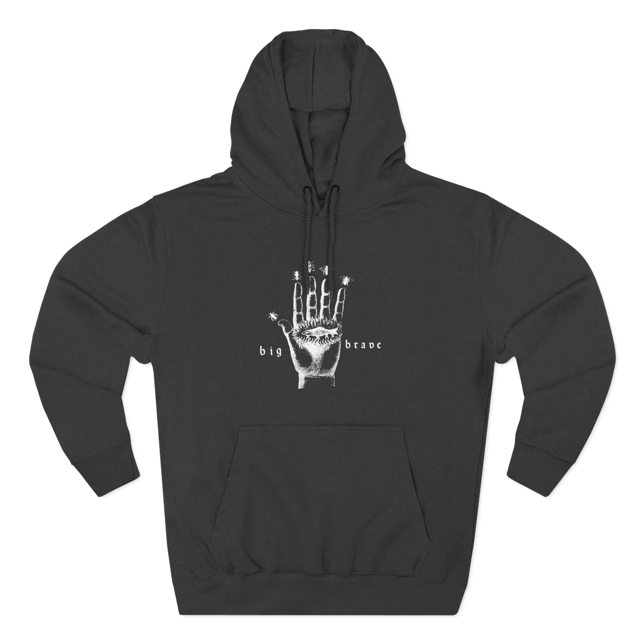 Big Brave Hand Three-Panel Fleece Hoodie