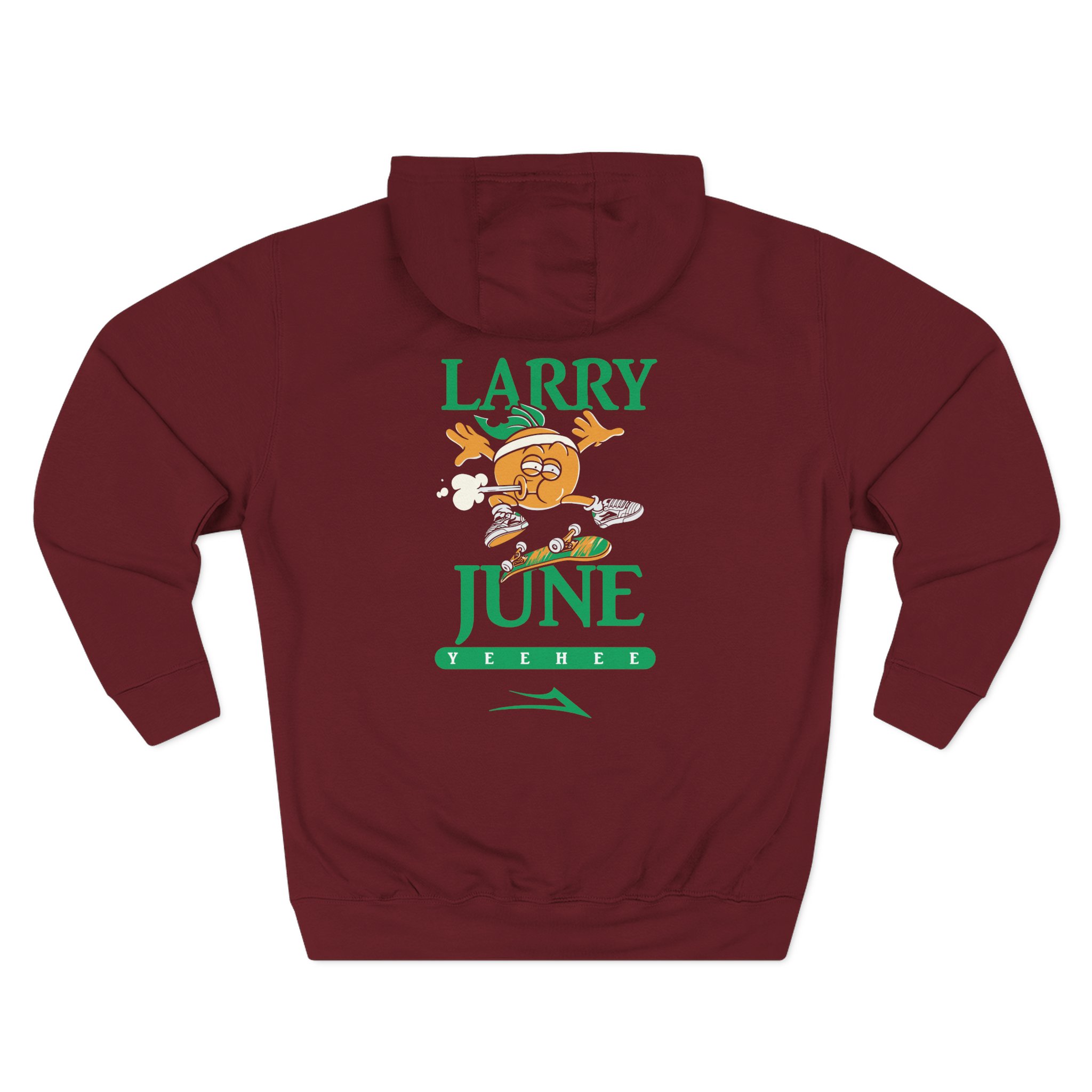 Larry June Three-Panel Fleece Hoodie
