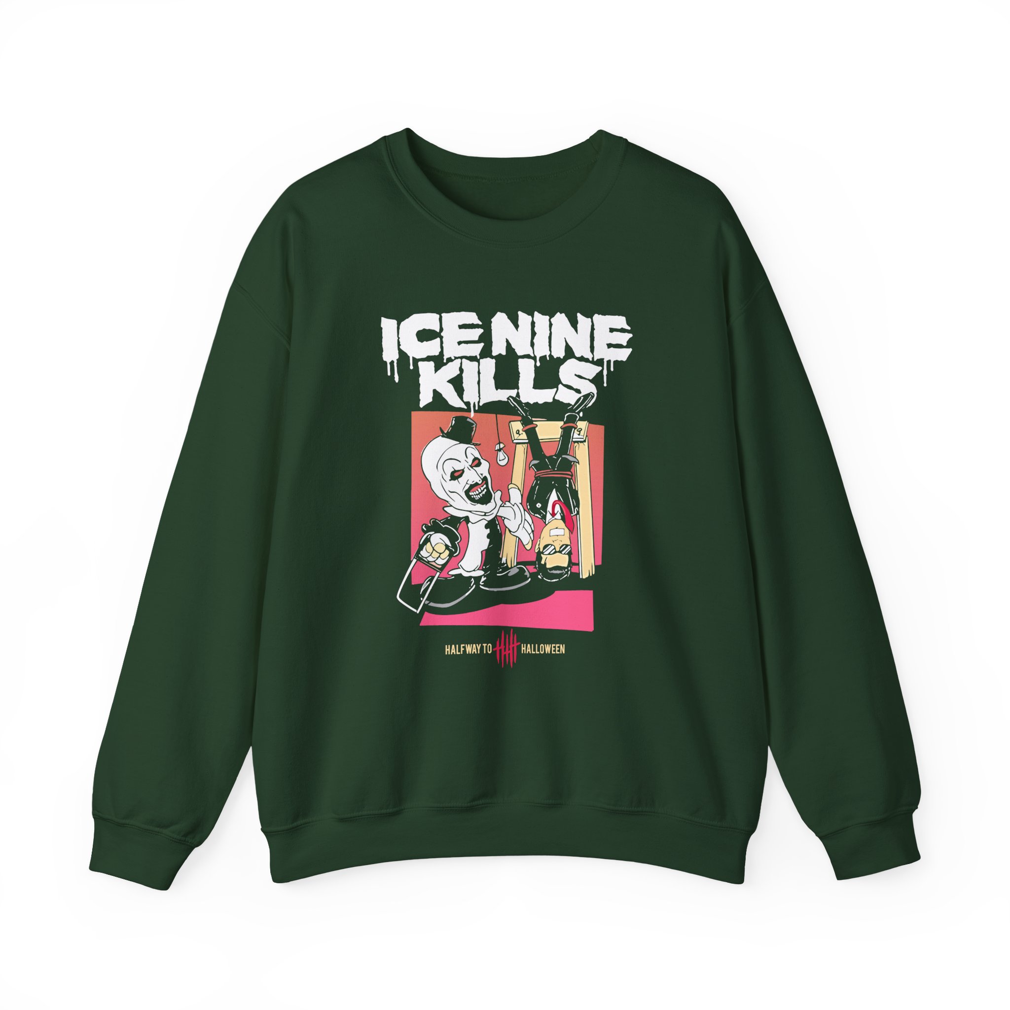 Ice Nine Kills Cut in Half Way to Halloween Unisex Heavy Blendâ„¢ Crewneck Sweatshirt