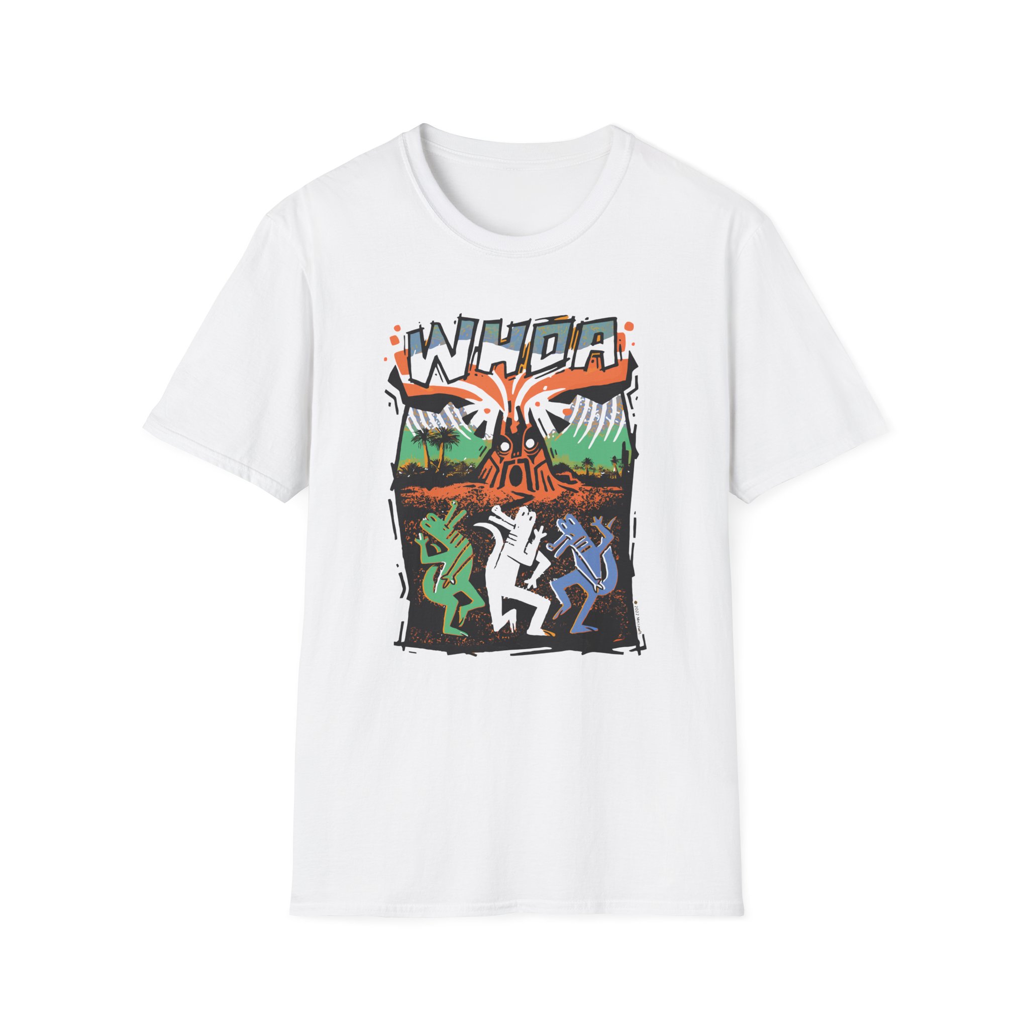 Grounded Max Dino Unisex Softstyle T-Shirt