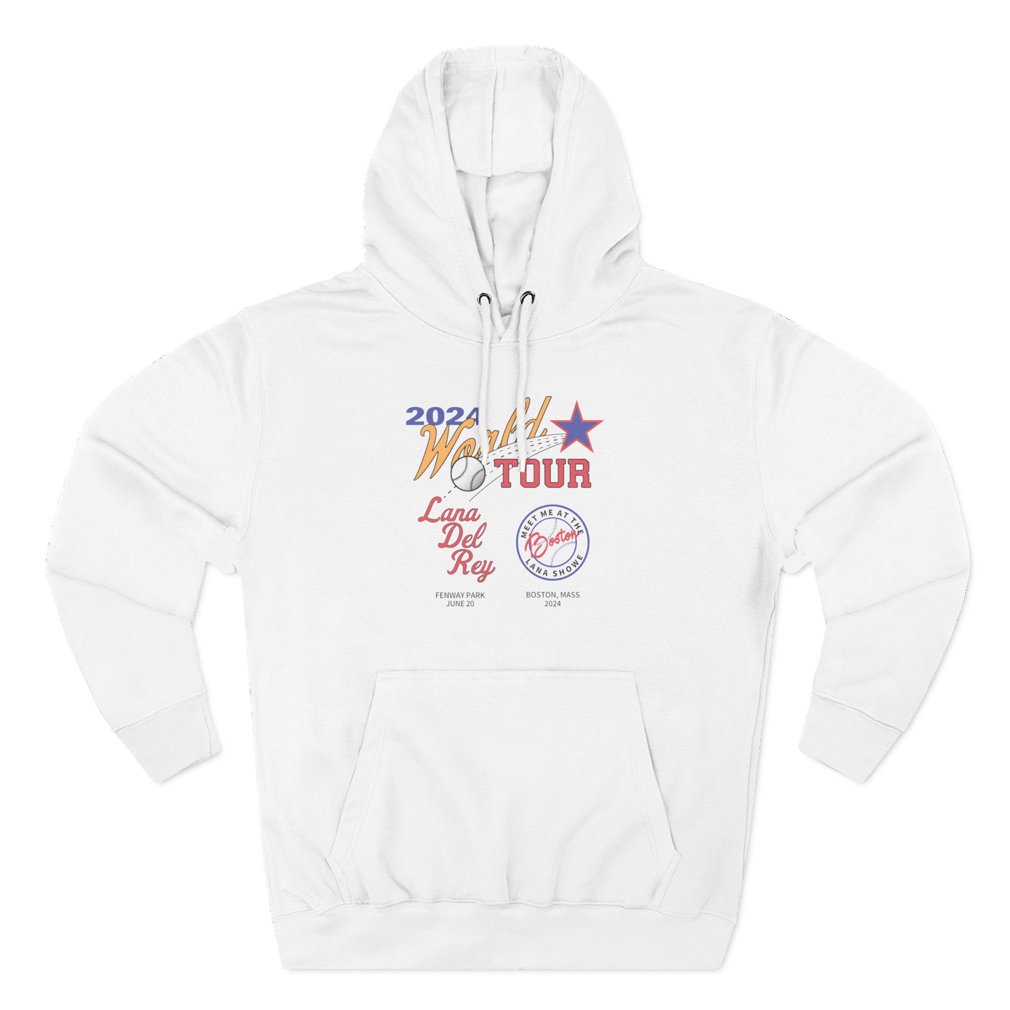 Lanadelrey Three-Panel Fleece Hoodie
