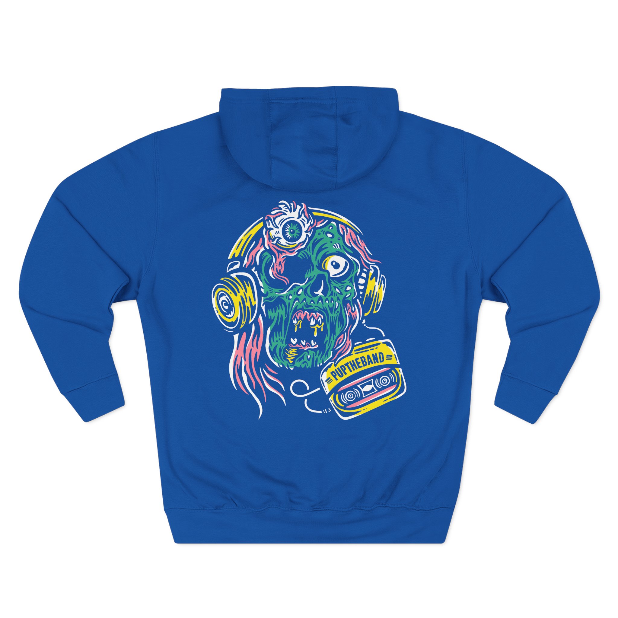 Pup Zombie Three-Panel Fleece Hoodie