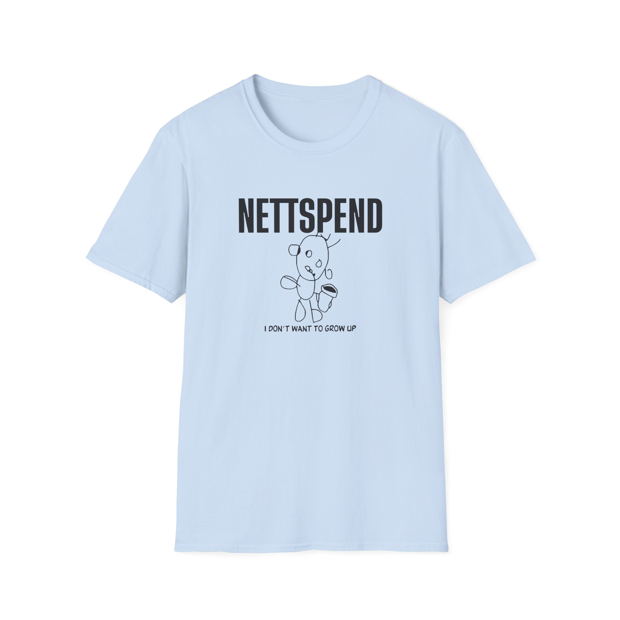 Nettspend I Dont Want to Grow Up Unisex Softstyle T-Shirt