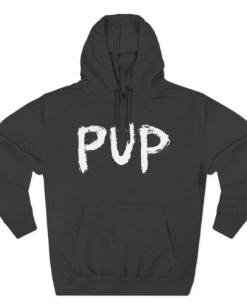 Pup Logo Three-Panel Fleece Hoodie