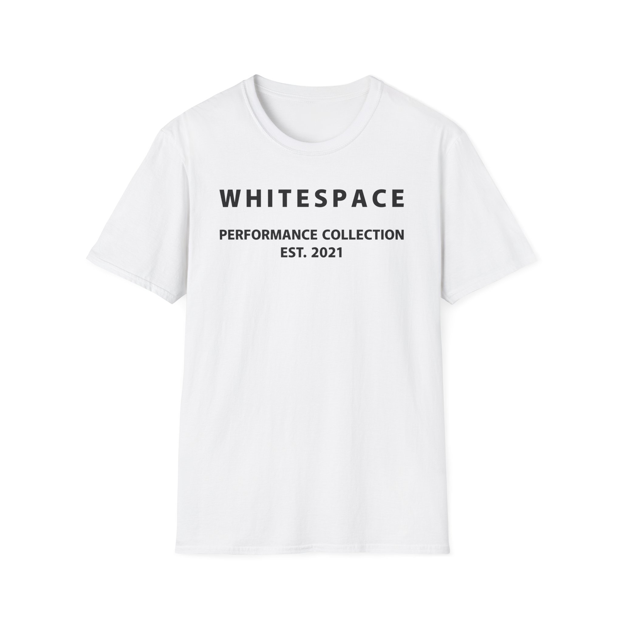 Nina Dobrev Whitepace 3d Logo Unisex Softstyle T-Shirt