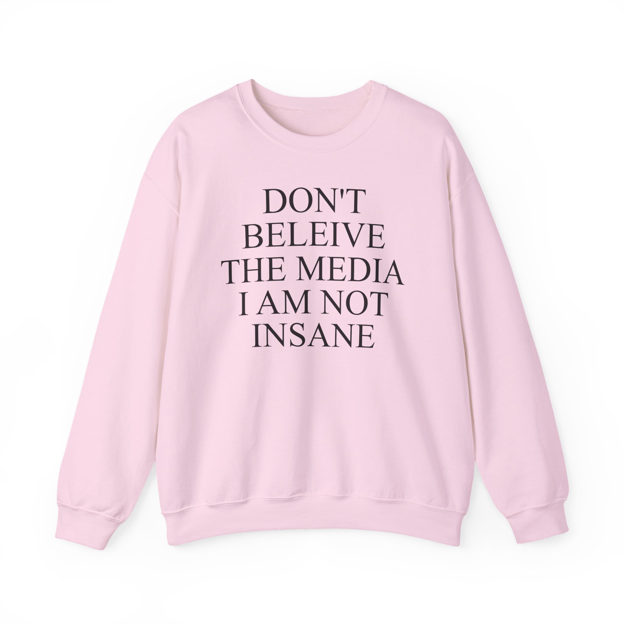 Joost Klein Don't Believe the Media I Am Not Insane Unisex Heavy Blendâ„¢ Crewneck Sweatshirt