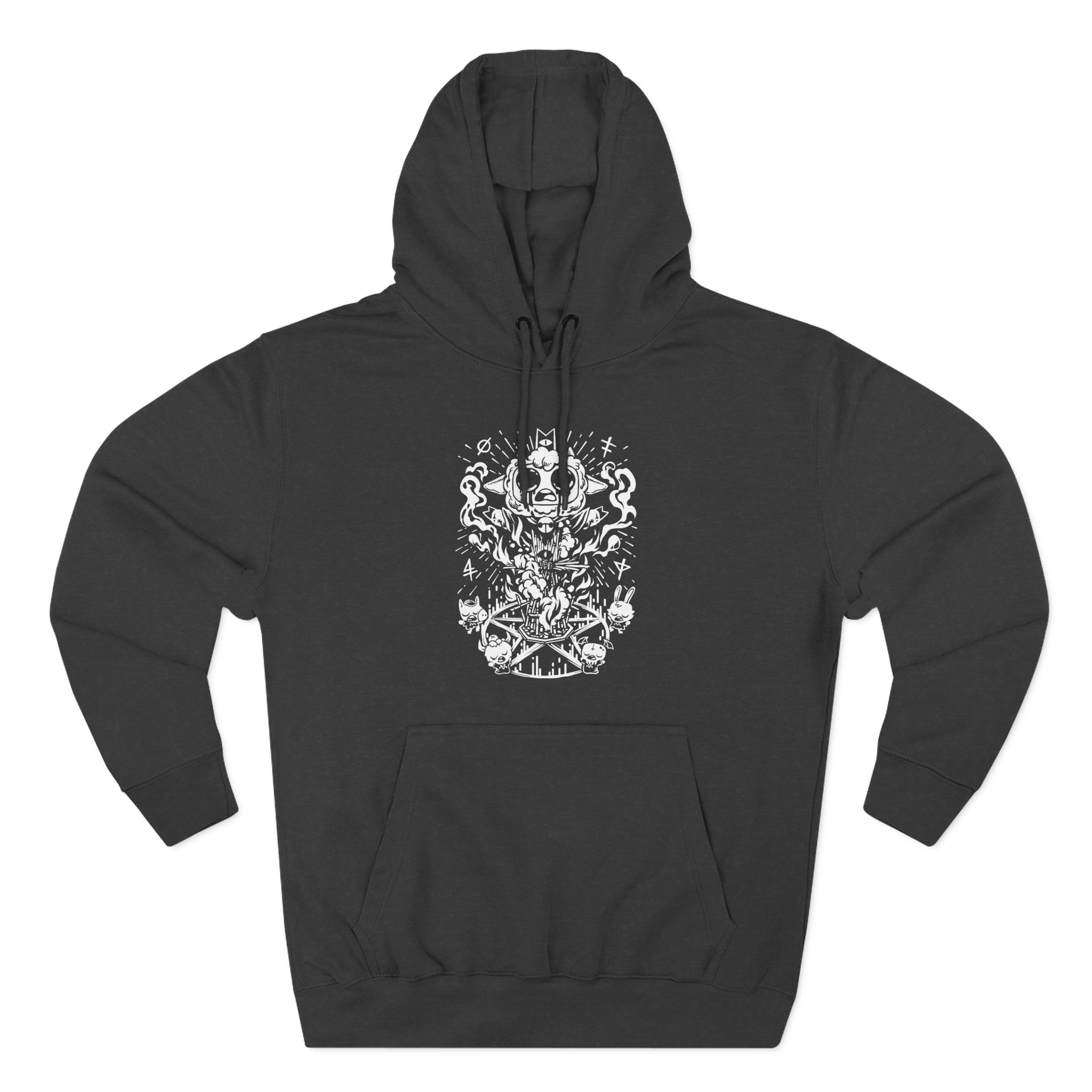 Cult of the Lamb Three-Panel Fleece Hoodie