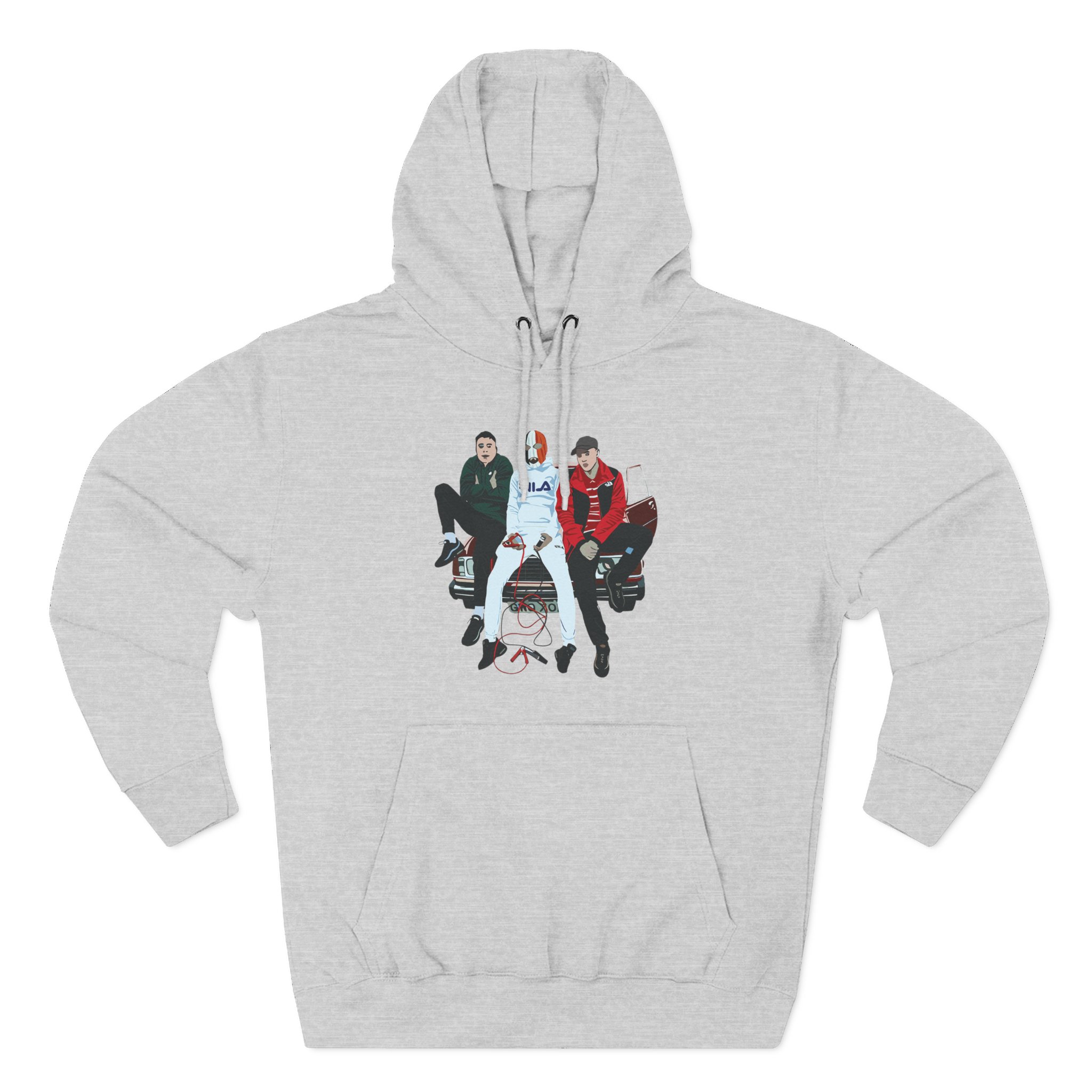 Kneecap 3cag Three-Panel Fleece Hoodie