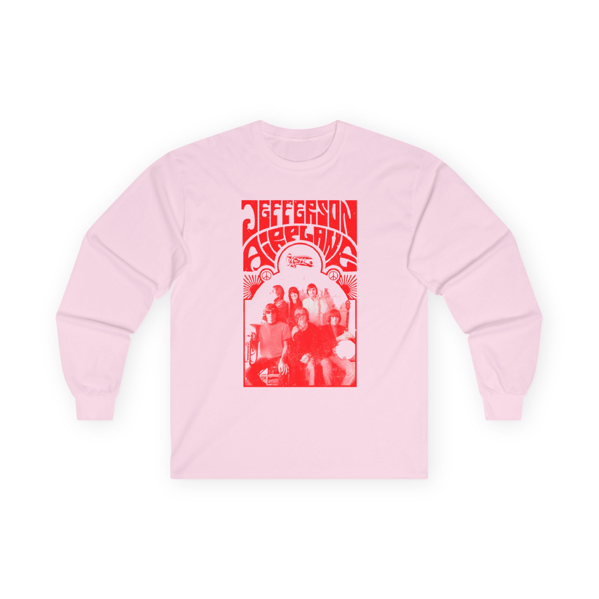 Jefferson Airplane Band Photo Unisex Ultra Cotton Long Sleeve Tee