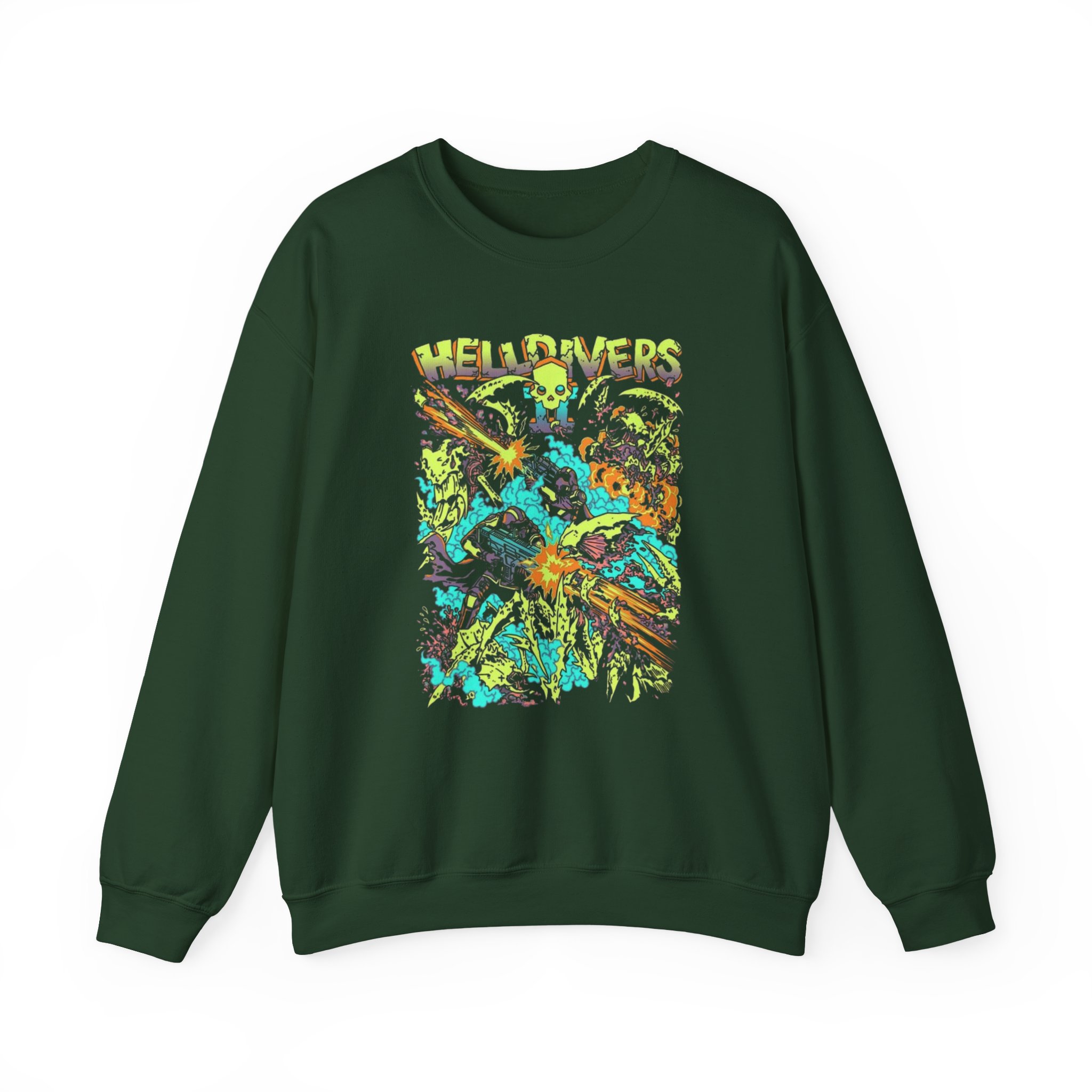 Helldivers the Taste of Freedom Unisex Heavy Blendâ„¢ Crewneck Sweatshirt
