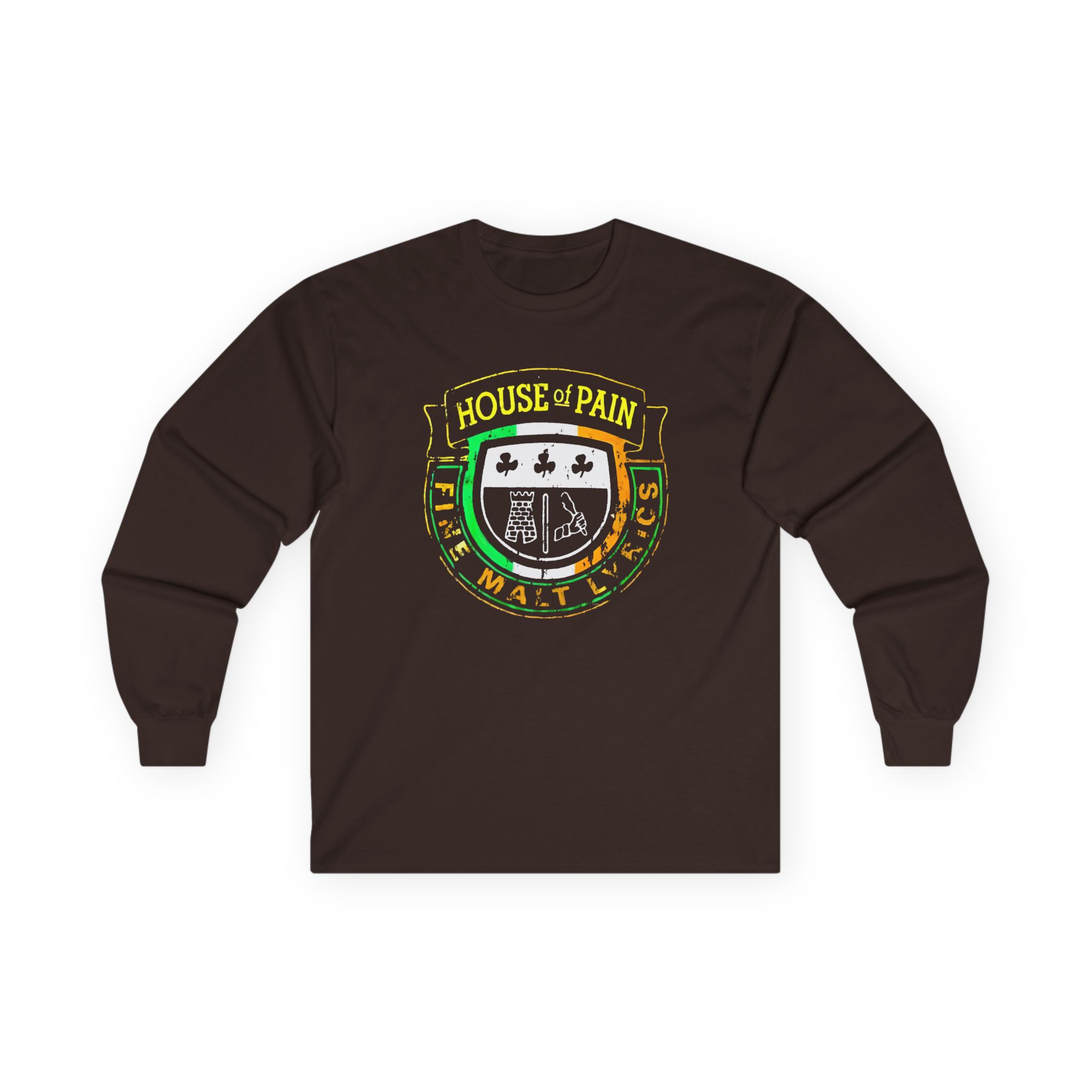 House of Pain Crest Distress Unisex Ultra Cotton Long Sleeve Tee