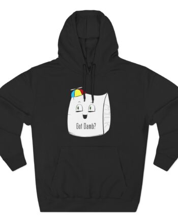 Smii7y Milk Bag Three-Panel Fleece Hoodie