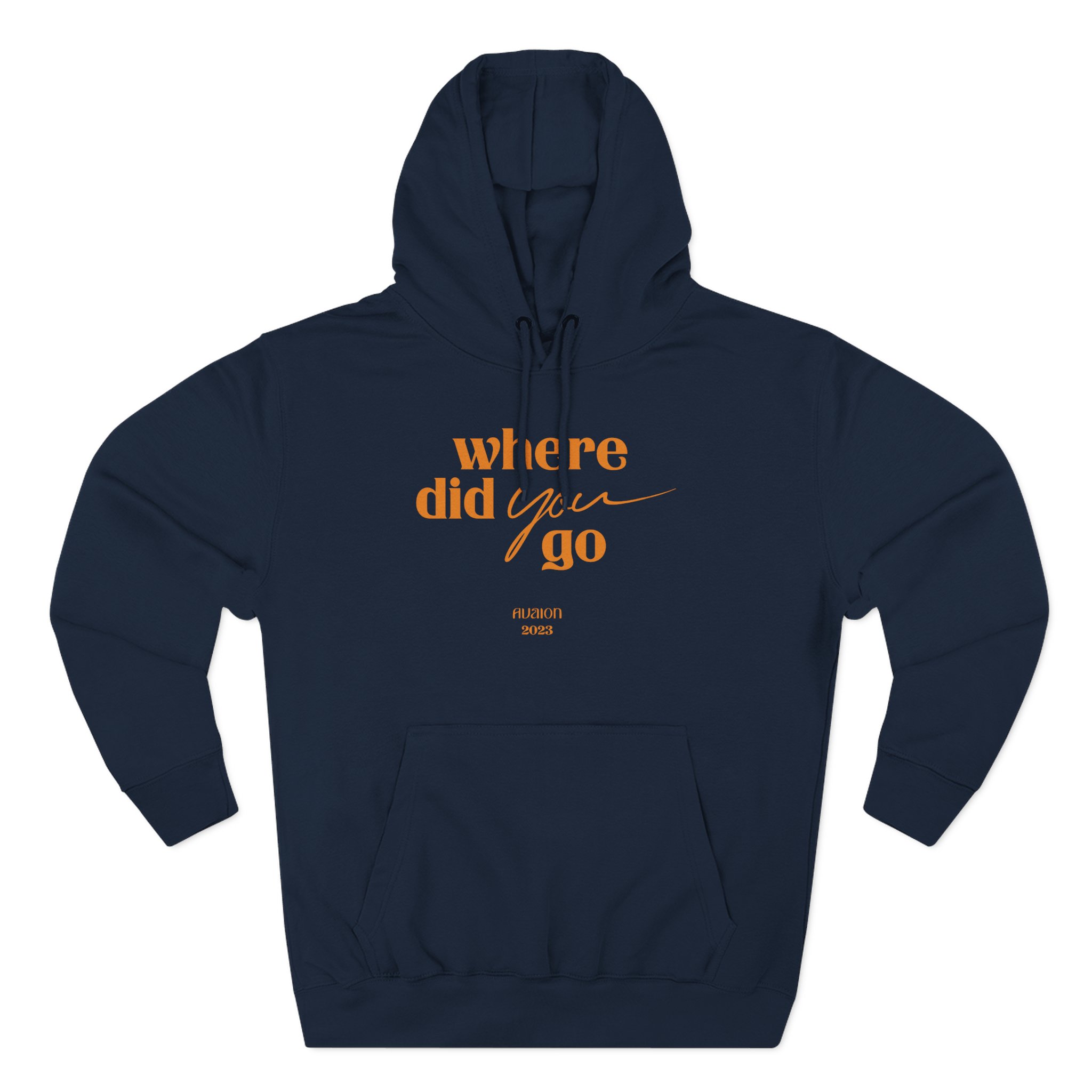 Avaion Where Did You Go Three-Panel Fleece Hoodie