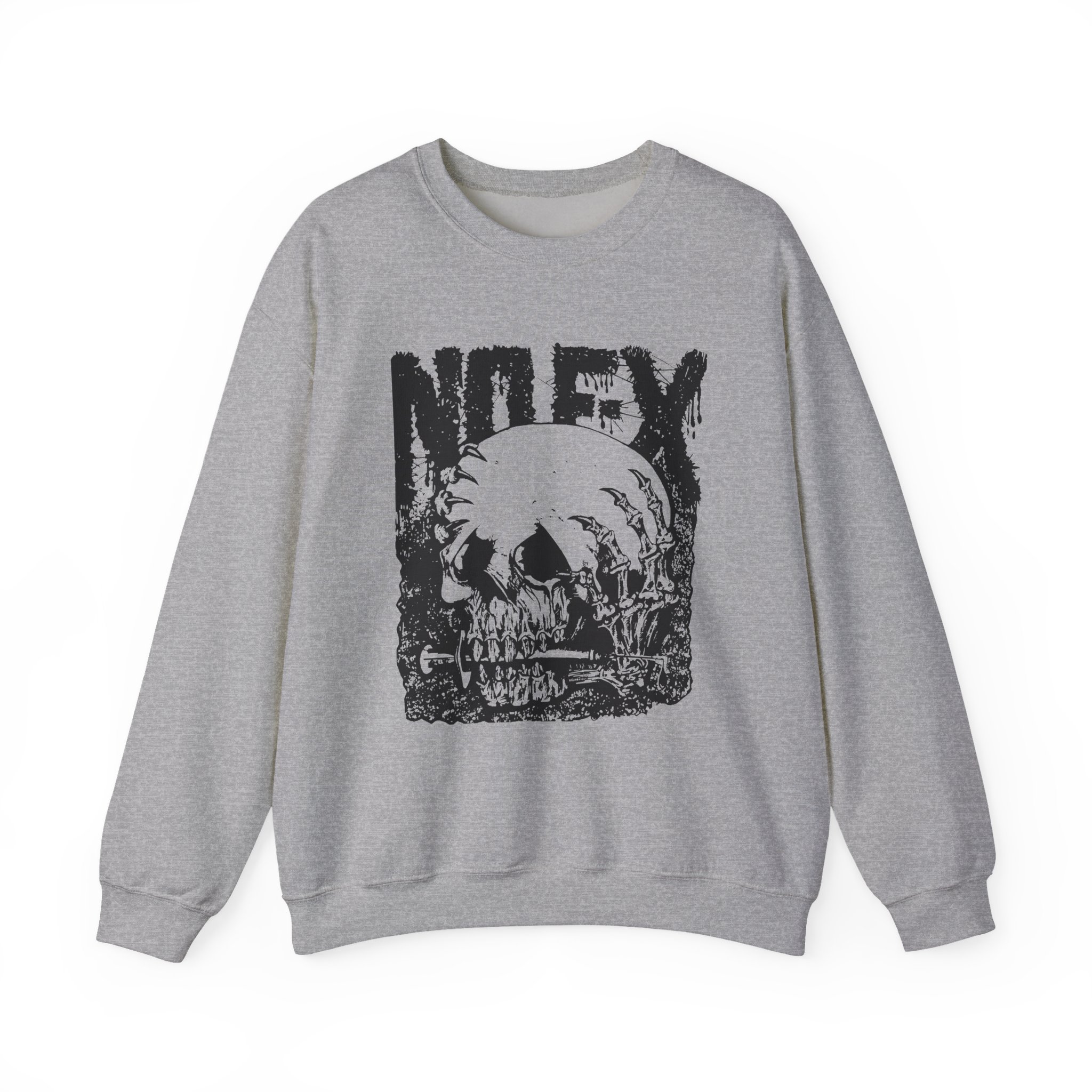 Nofx Og Skull Unisex Heavy Blendâ„¢ Crewneck Sweatshirt