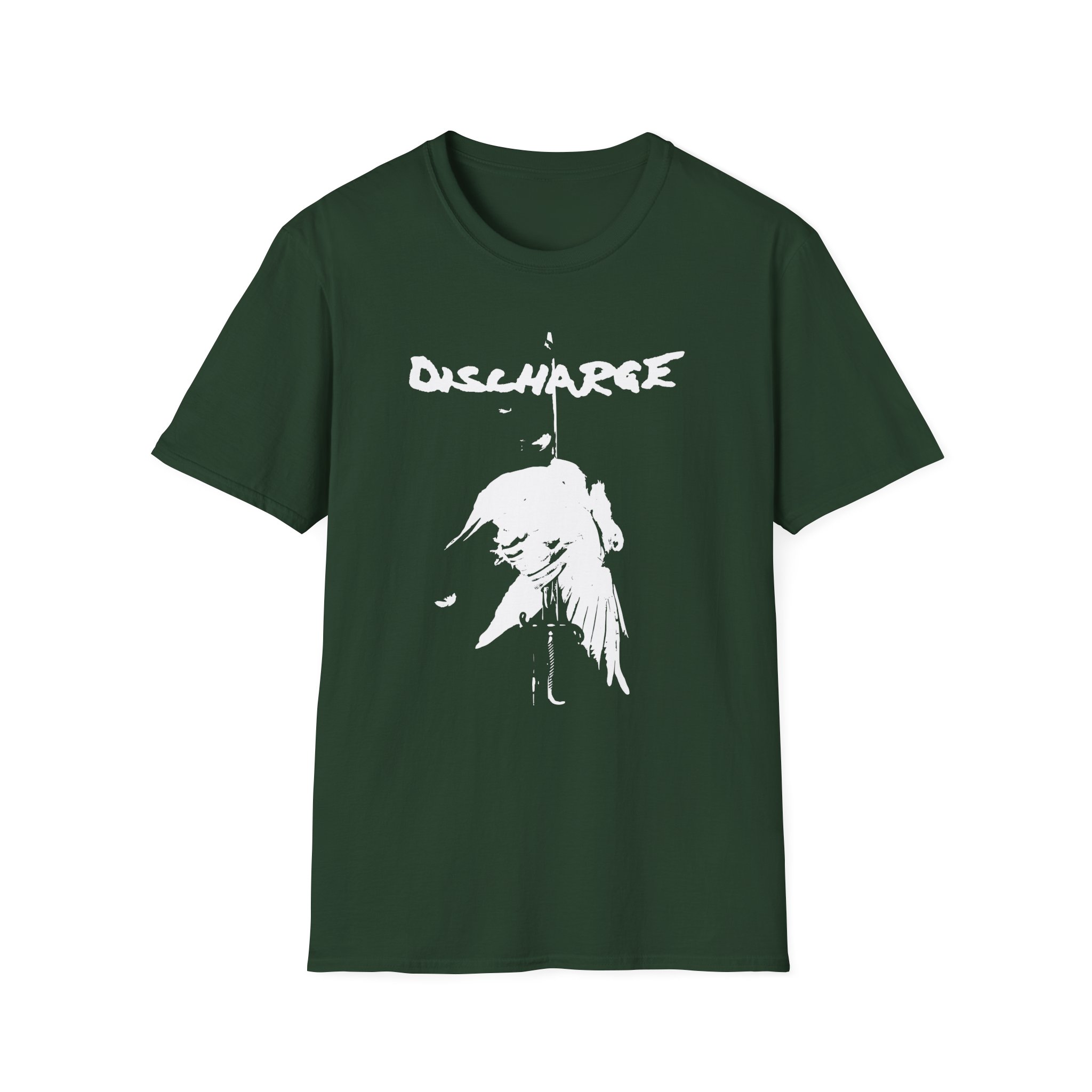 Discharge Never Again Unisex Softstyle T-Shirt