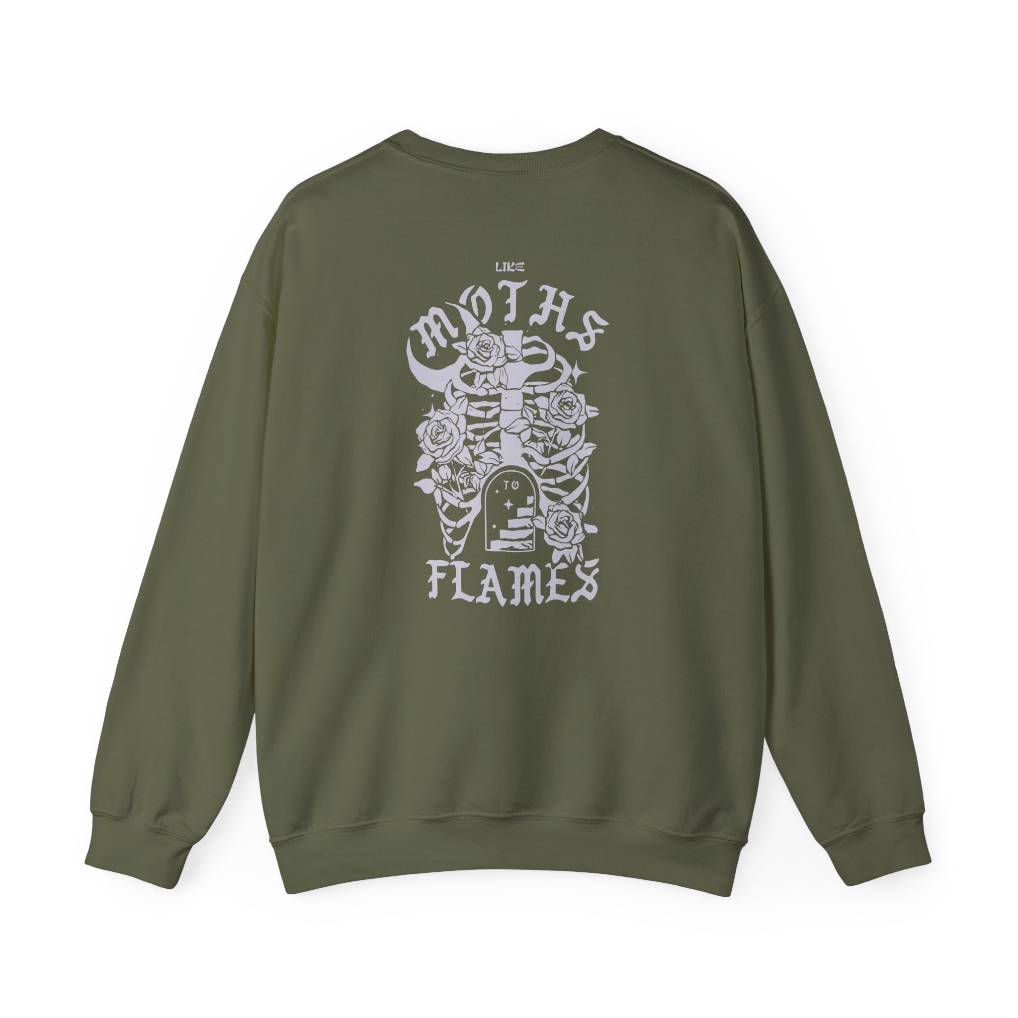 Like Moths to Flames Unisex Heavy Blendâ„¢ Crewneck Sweatshirt