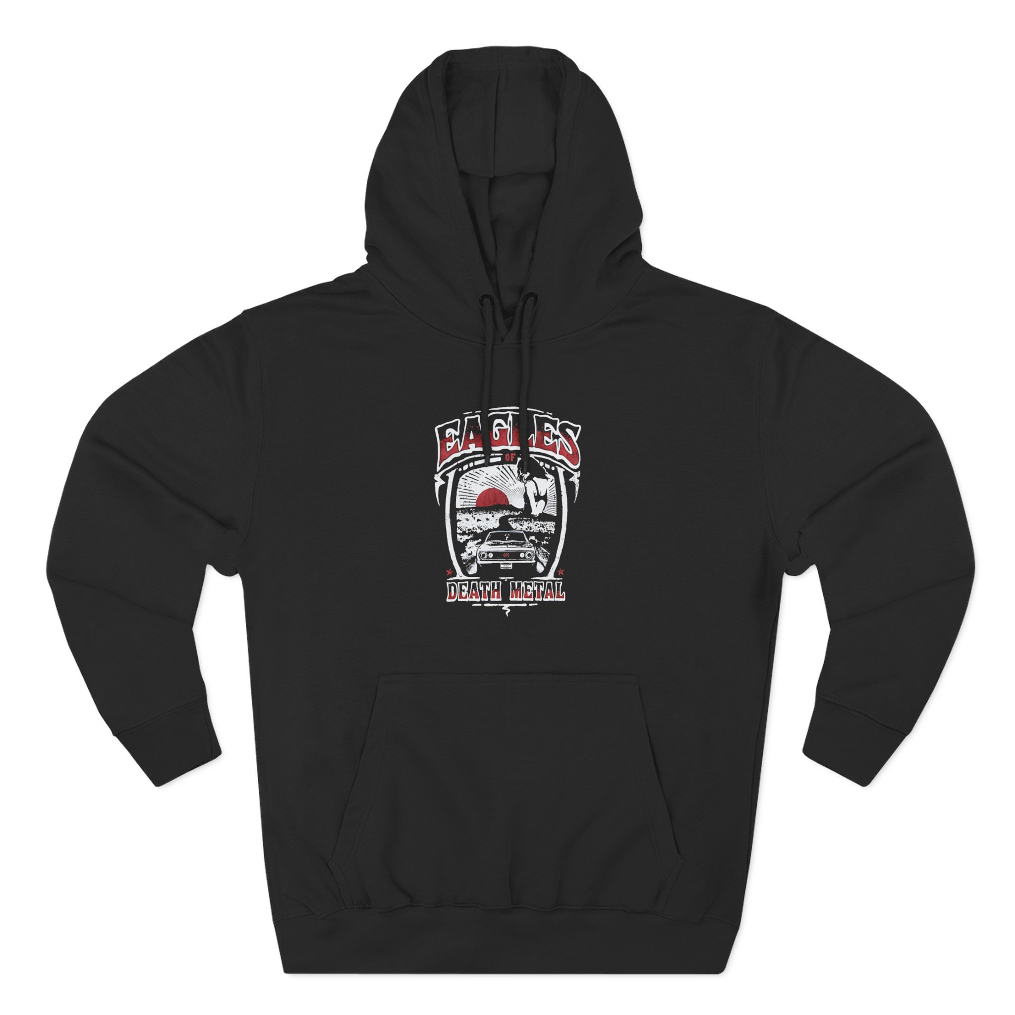 Eagles of Death Metal Muscle Car Three-Panel Fleece Hoodie