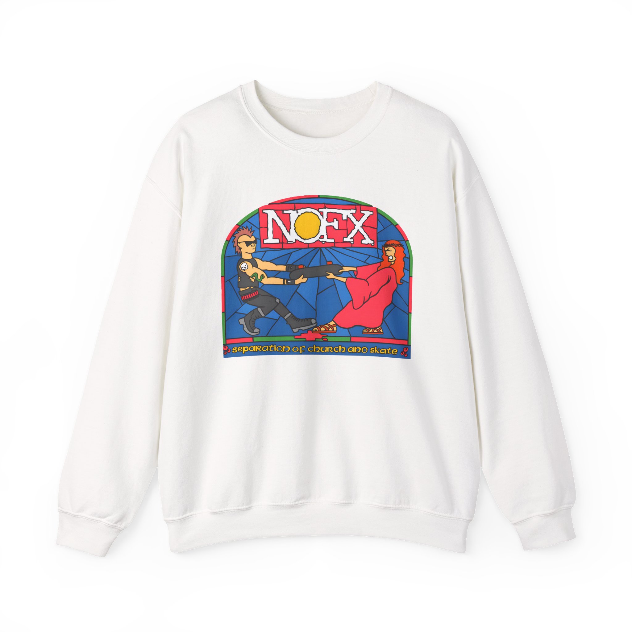 Nofx Seperation Unisex Heavy Blendâ„¢ Crewneck Sweatshirt