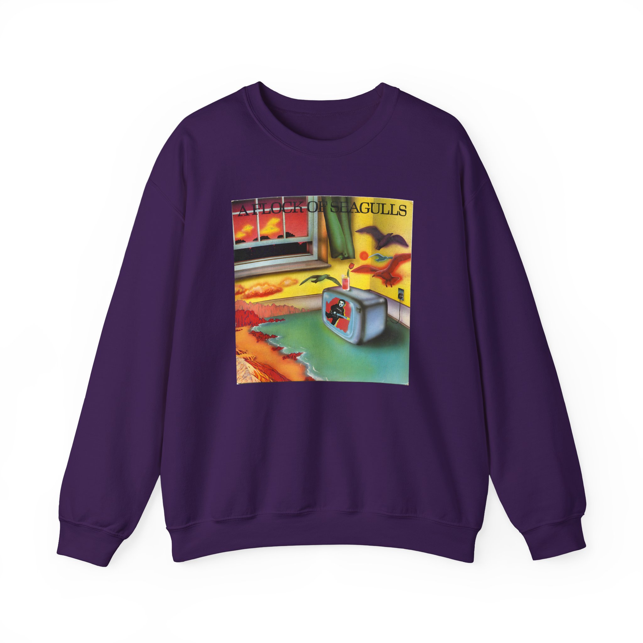A Flock of Seagulls Original Album Cover Unisex Heavy Blendâ„¢ Crewneck Sweatshirt