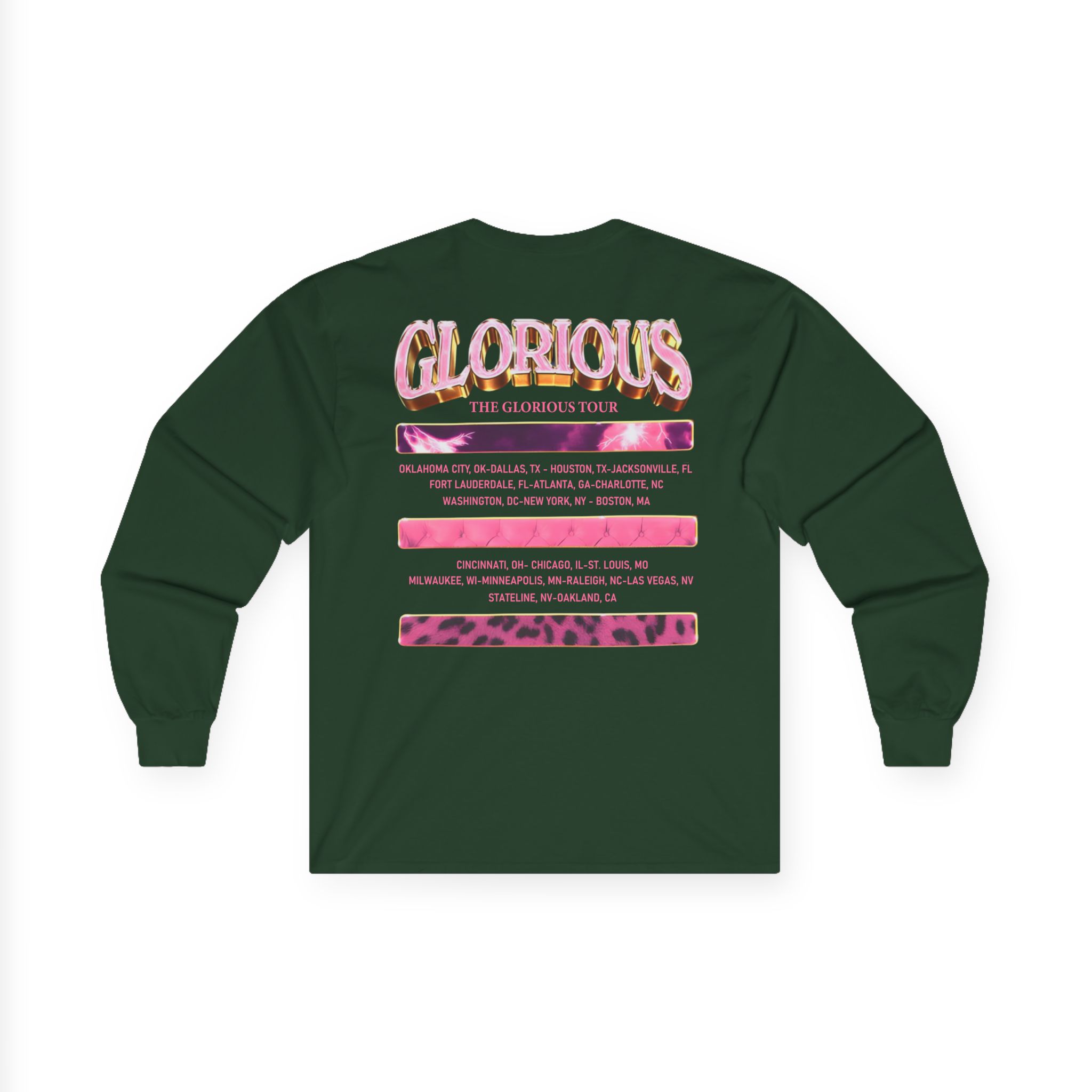 Glorilla Glorious Tour From Memphis Unisex Ultra Cotton Long Sleeve Tee
