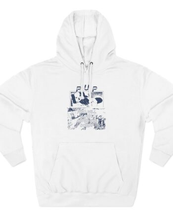 Pup the Desolation of Dog Three-Panel Fleece Hoodie