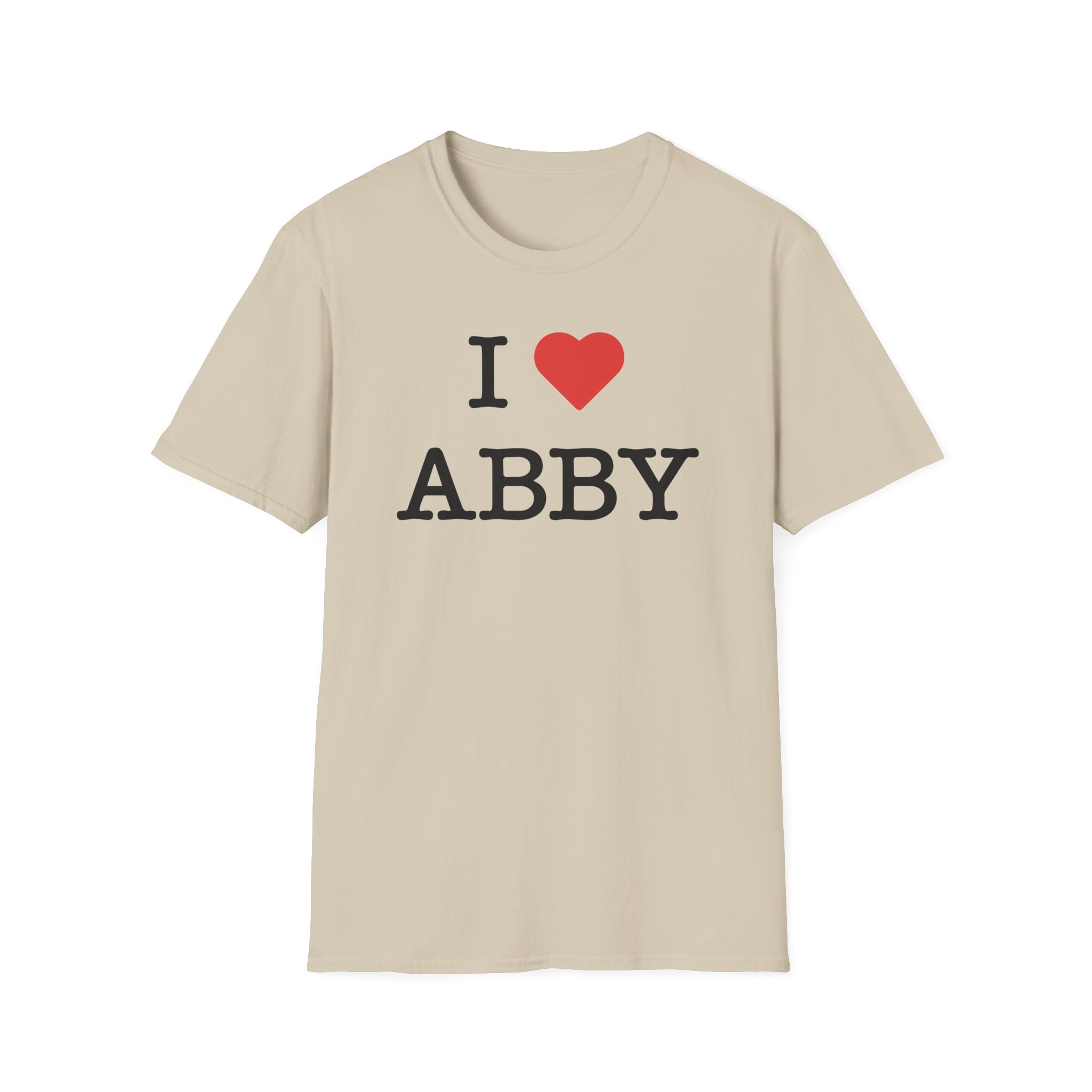 Jon Marianek I Love Abby Unisex Softstyle T-Shirt