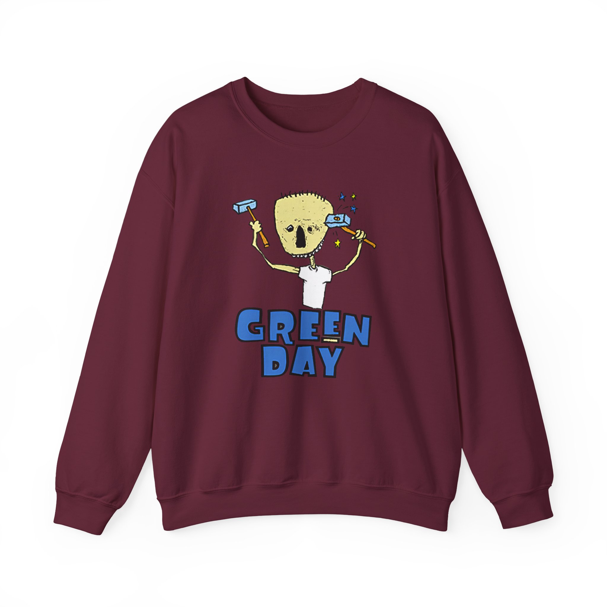 Green Day Nimrod Vintage Hammer Unisex Heavy Blendâ„¢ Crewneck Sweatshirt
