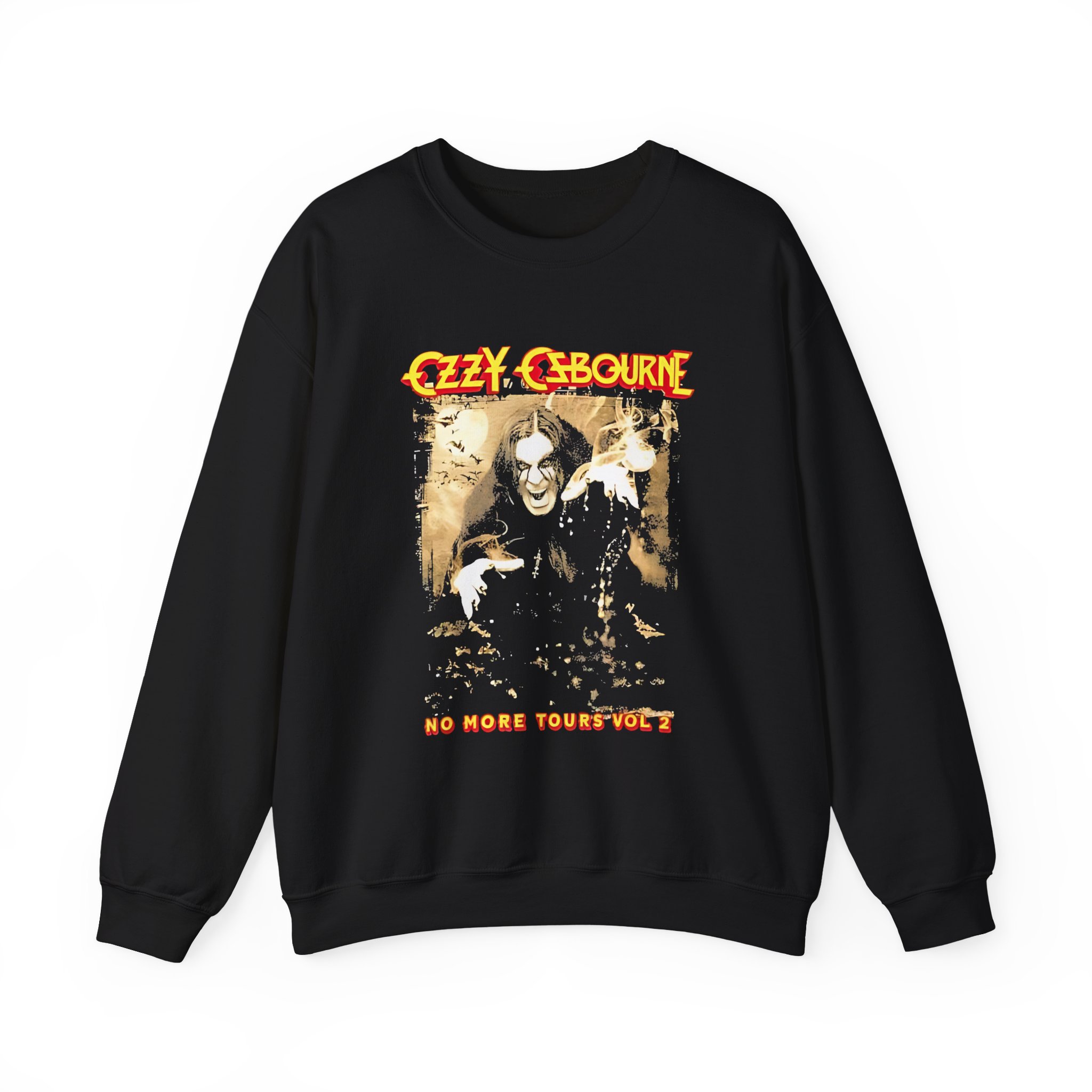 Ozzy Osbourne Rising With Tourback Unisex Heavy Blendâ„¢ Crewneck Sweatshirt