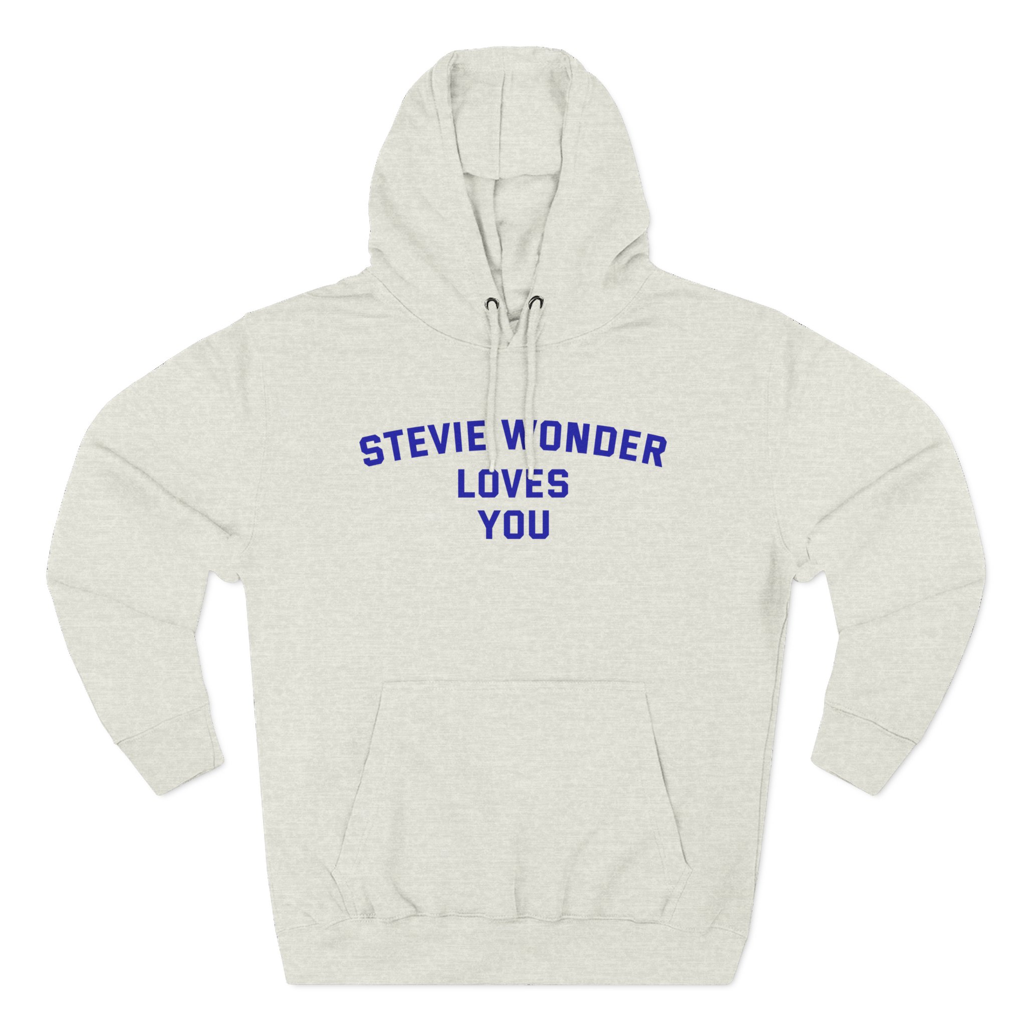 Stevie Wonder Loves You Three-Panel Fleece Hoodie