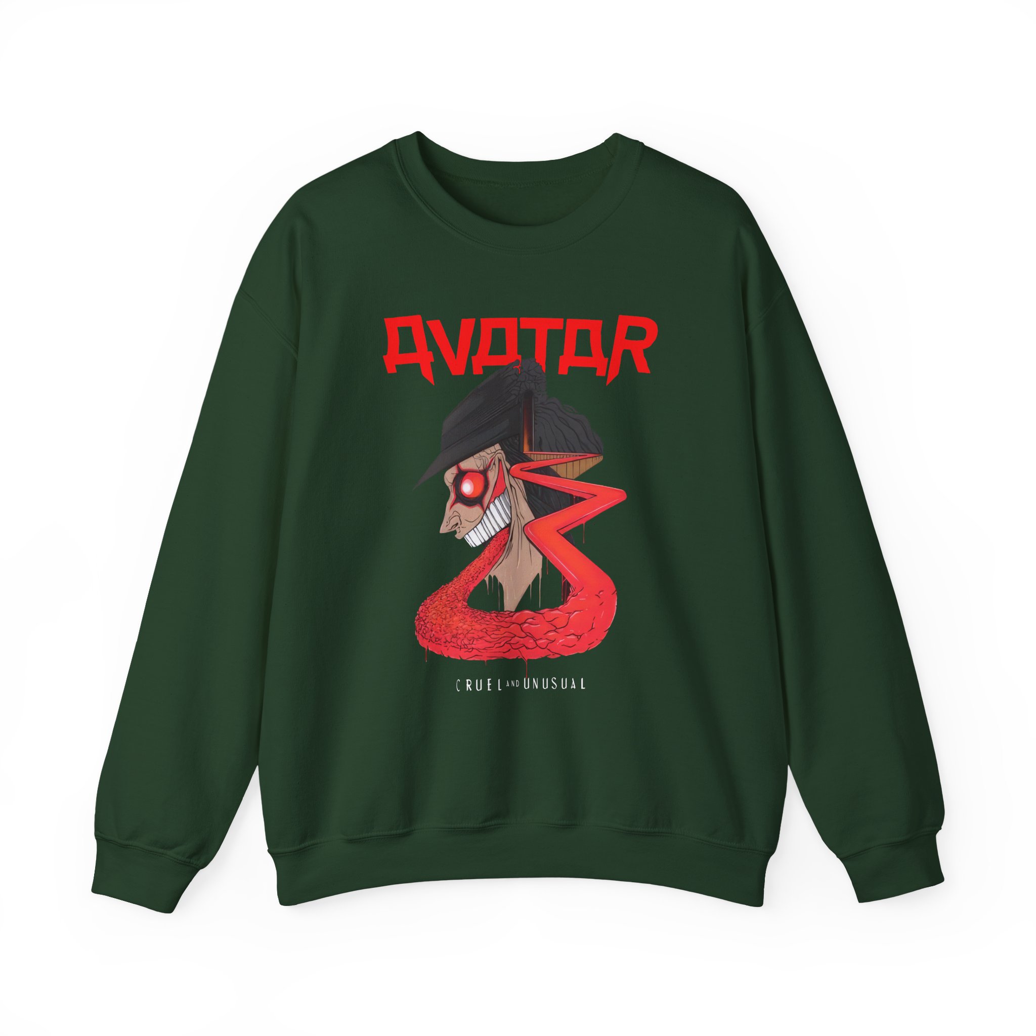 Avatar Band Cruel and Unusual Unisex Heavy Blendâ„¢ Crewneck Sweatshirt